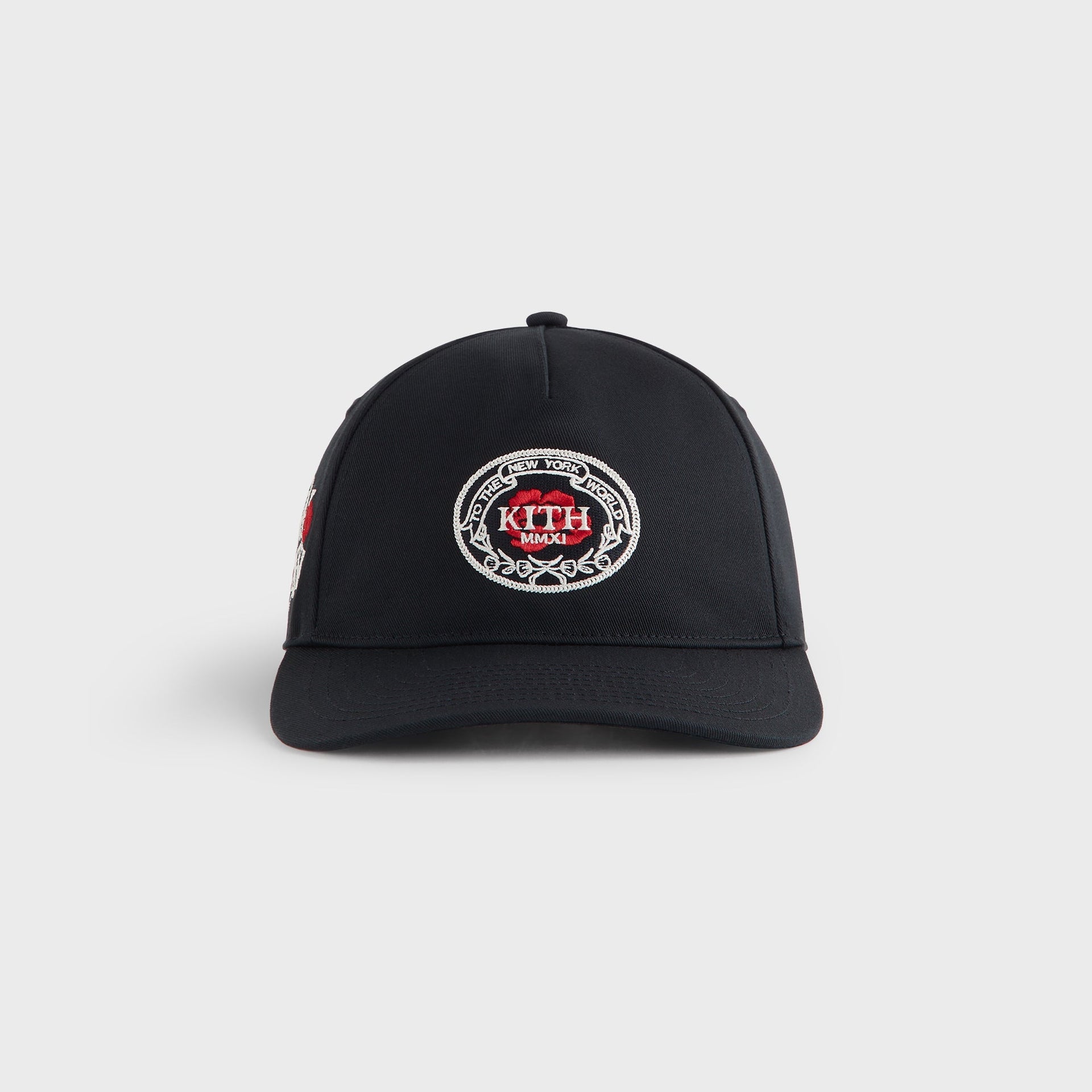 Kith Twill Bay Low Pinch Crown Snapback - Black - PH