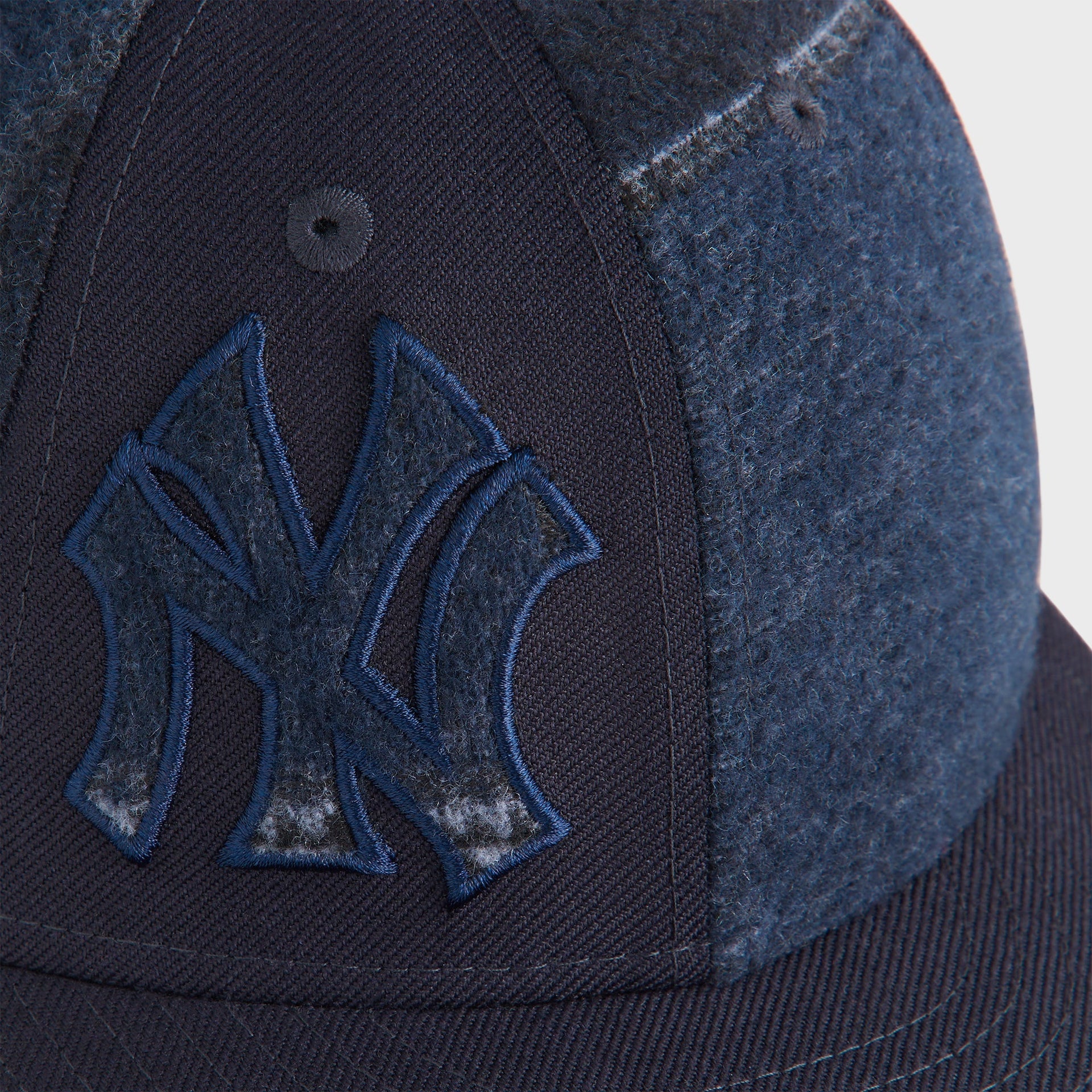 Kith & New Era for the New York Yankees Patchwork Wool 59FIFTY Low Profile - Nocturnal - PH