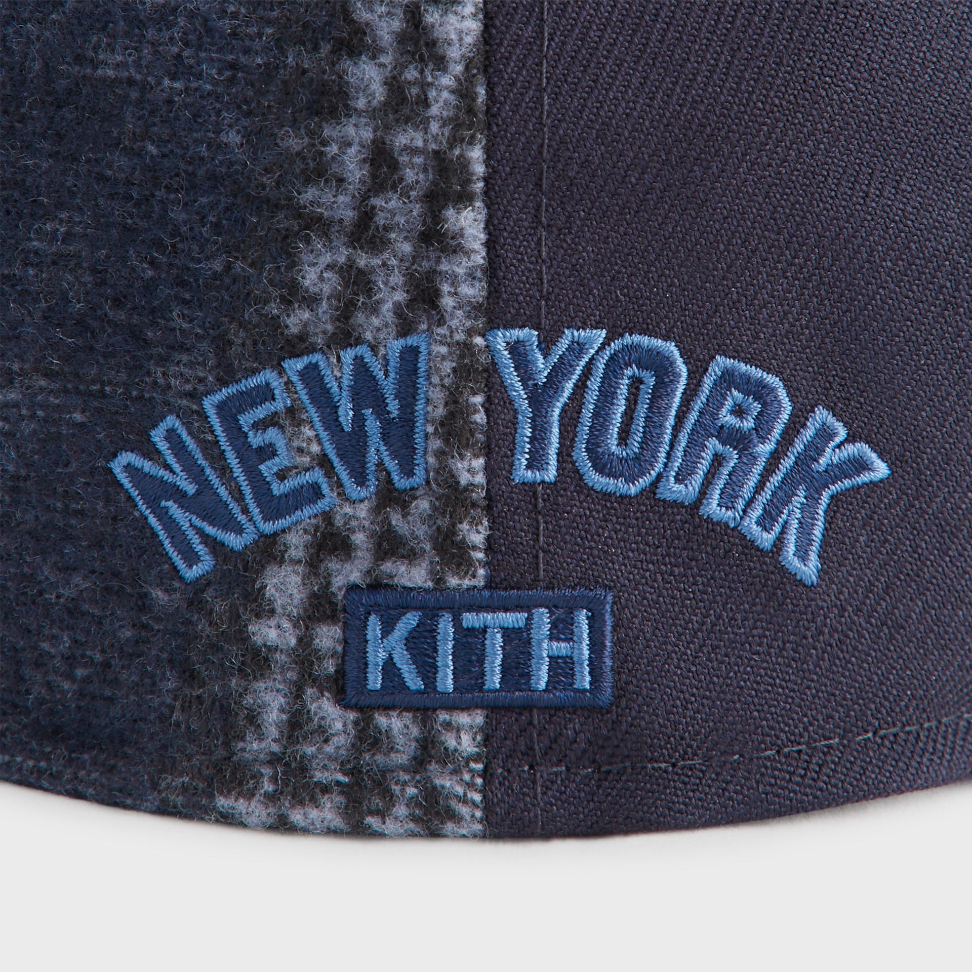 Kith & New Era for the New York Yankees Patchwork Wool 59FIFTY Low Profile - Nocturnal - PH
