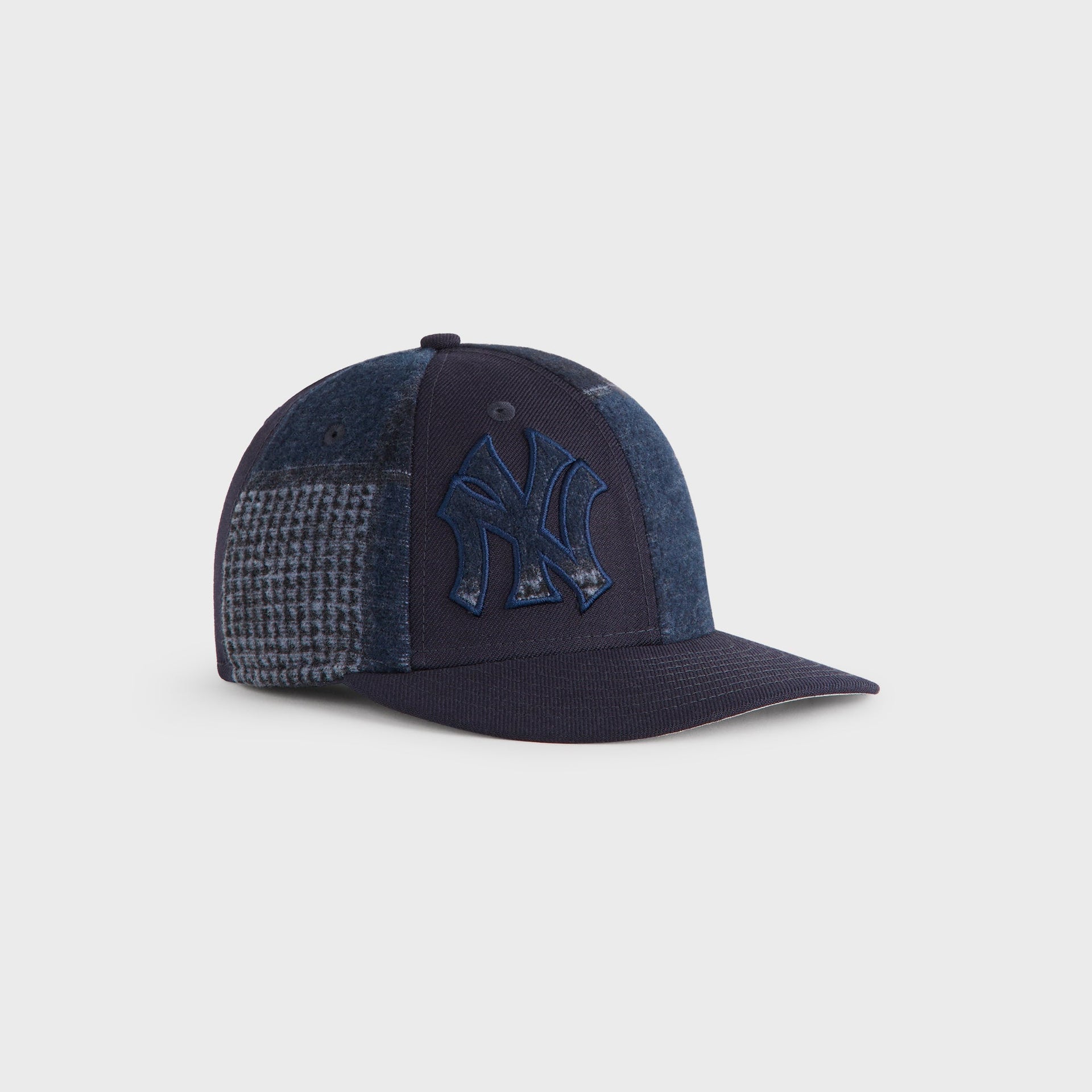Kith & New Era for the New York Yankees Patchwork Wool 59FIFTY Low Profile - Nocturnal - PH