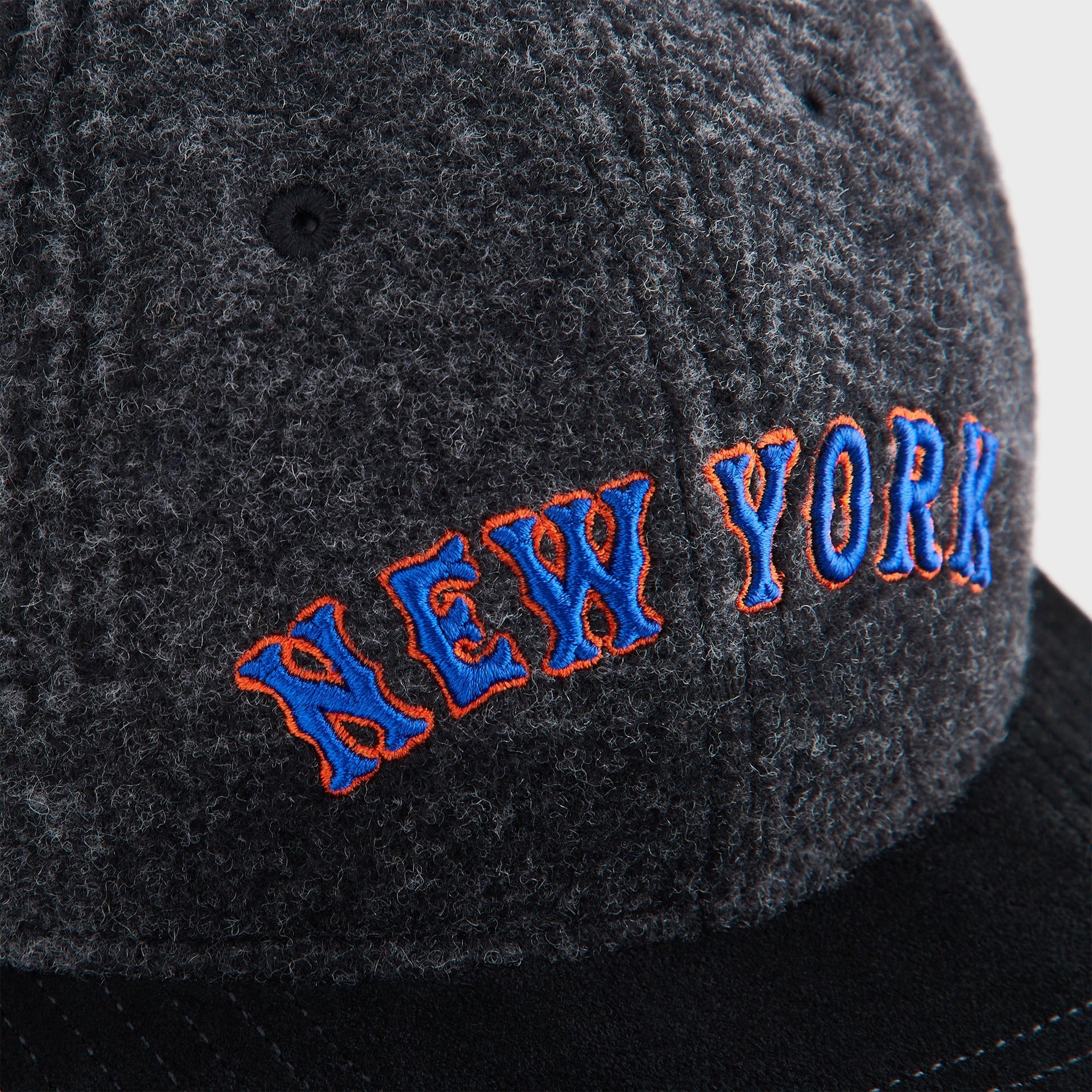 Kith & '47 for the New York Mets Patchwork Wool Franchise LS Cap - Shadow - PH