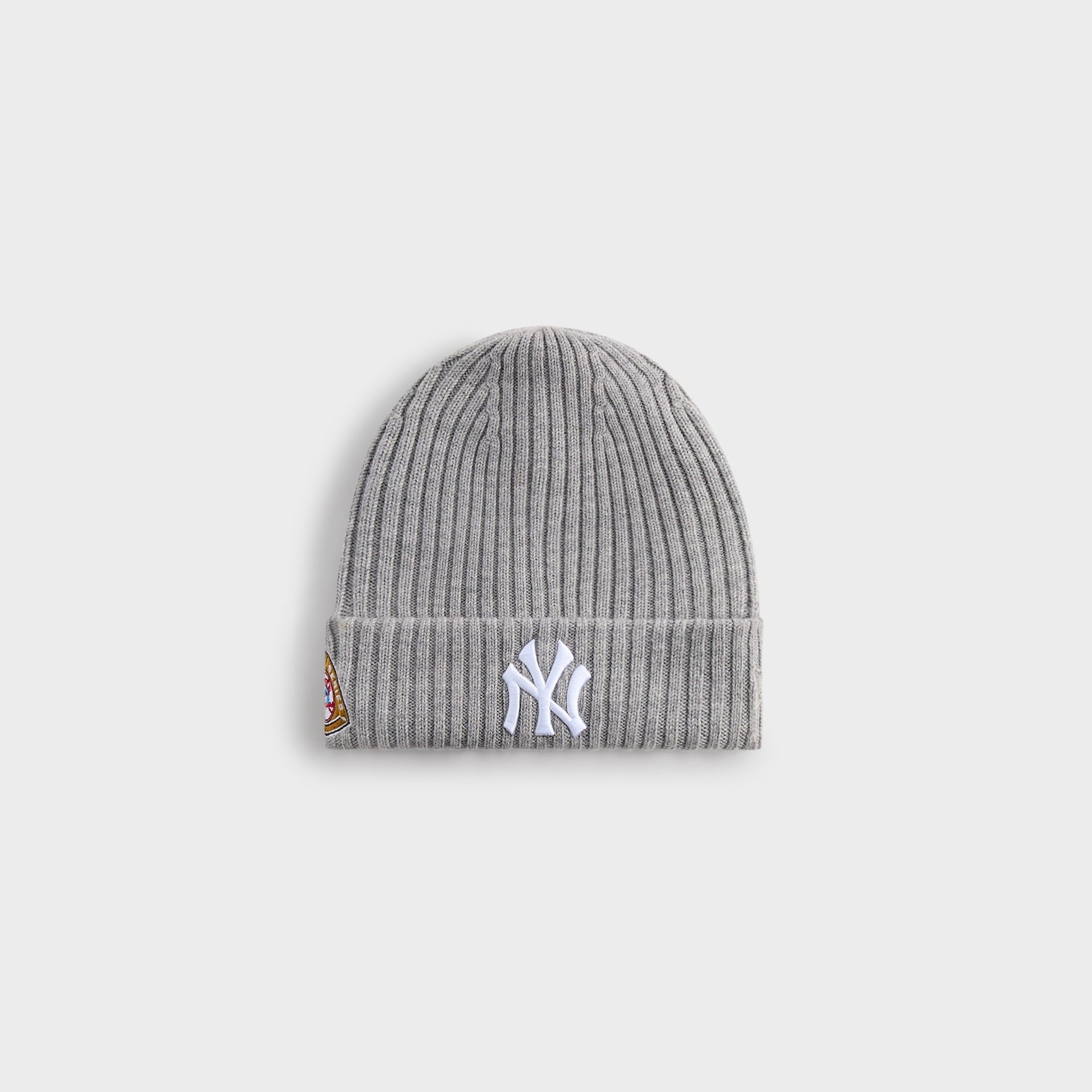 Kith & New Era for the New York Yankees Merino Knit Beanie - Light Heather Grey - PH