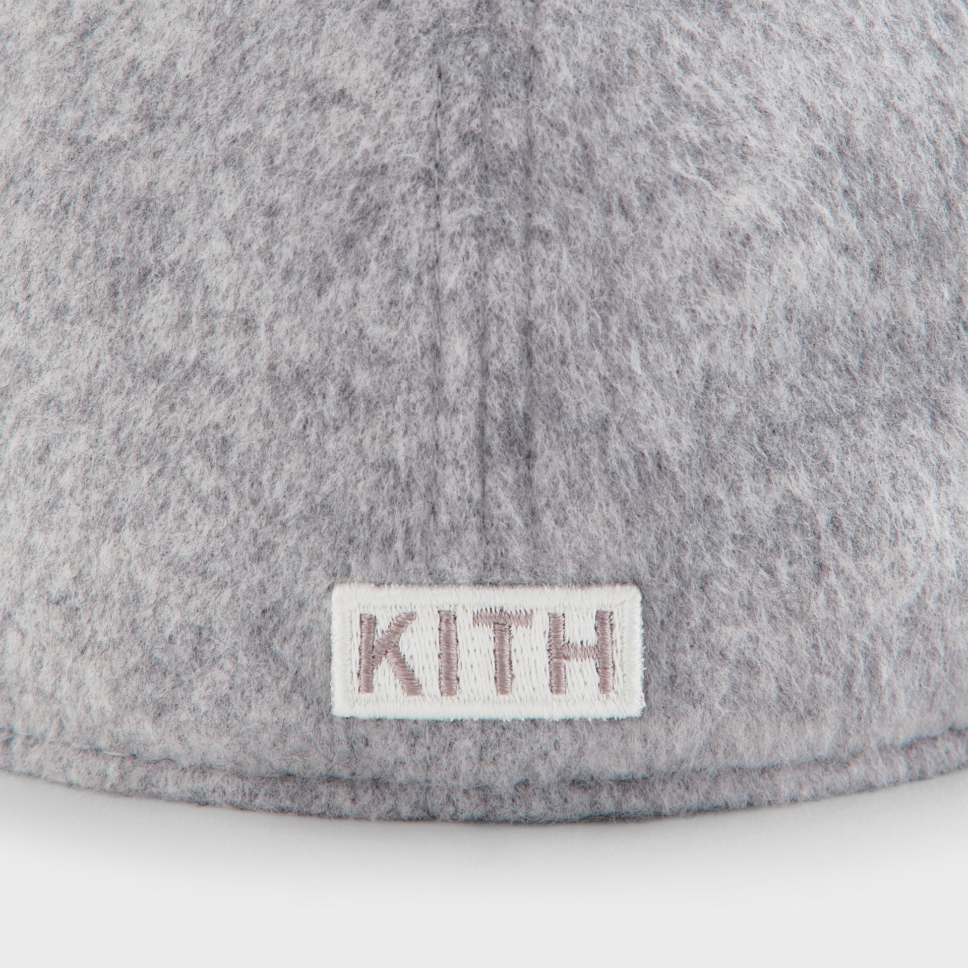 Kith & New Era for the New York Yankees Brushed Jersey 59Fifty Low Profile Fitted Cap - Medium Heather Grey - PH