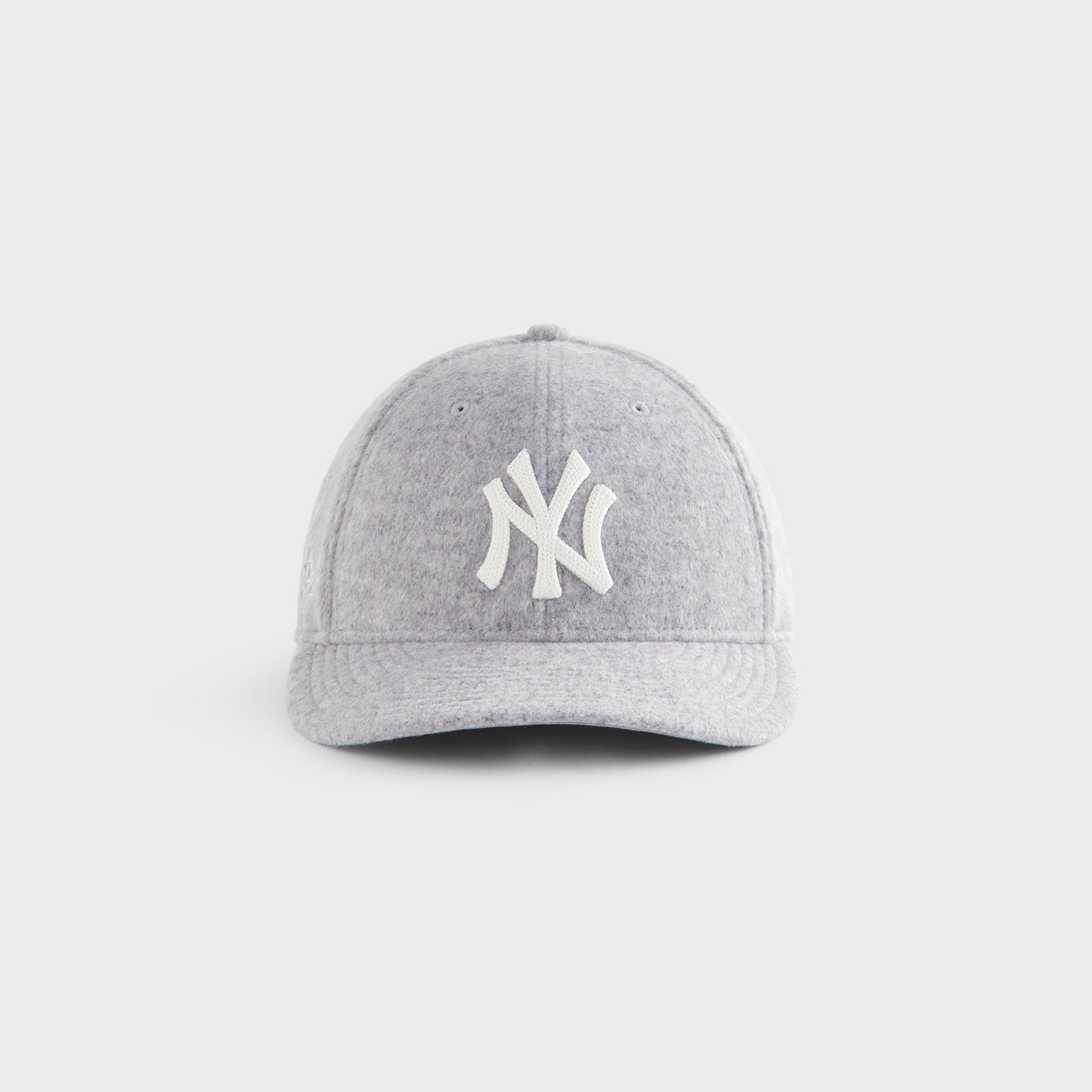 Kith & New Era for the New York Yankees Brushed Jersey 59Fifty Low Profile Fitted Cap - Medium Heather Grey - PH