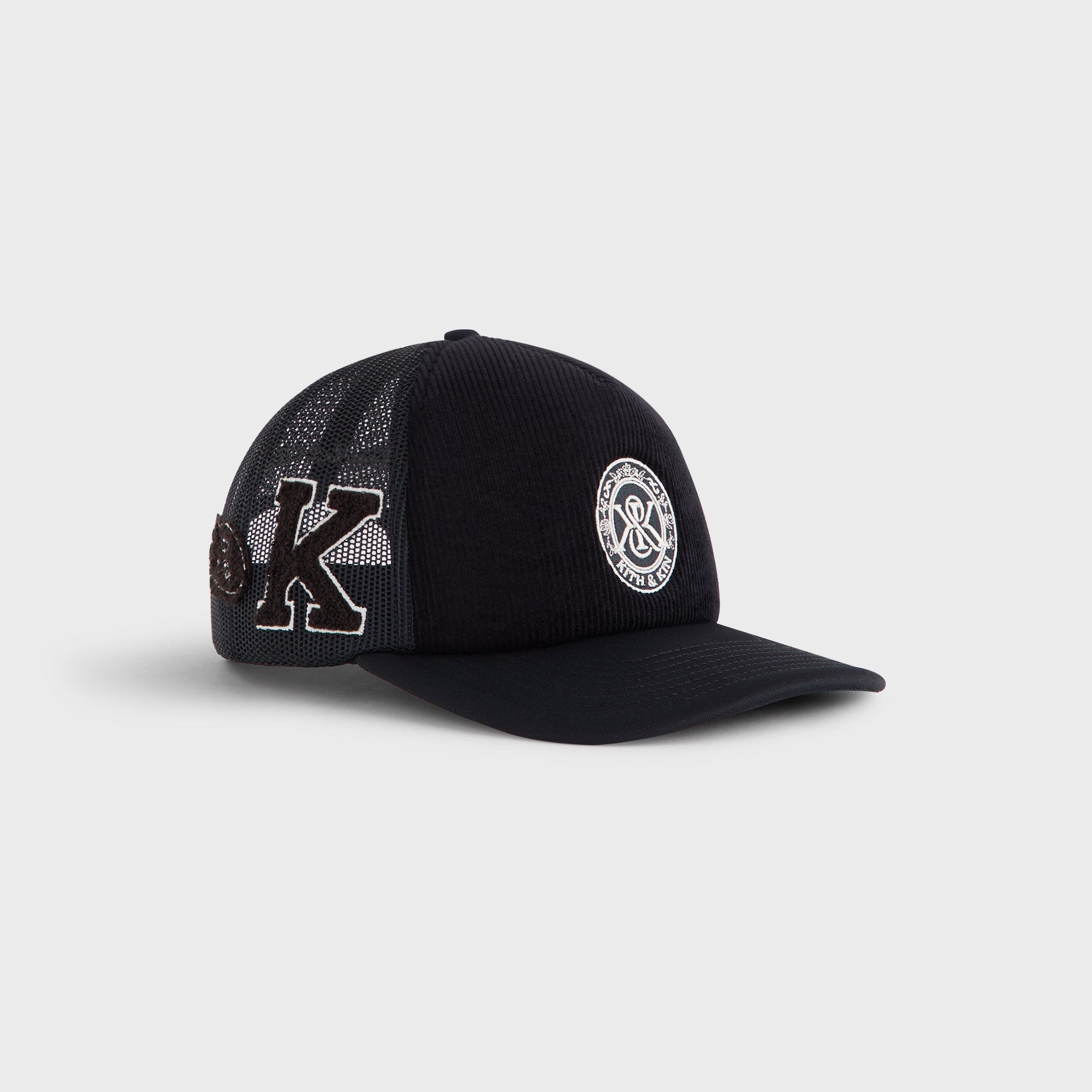 Kith Corduroy Nolan Trucker Hat - Black