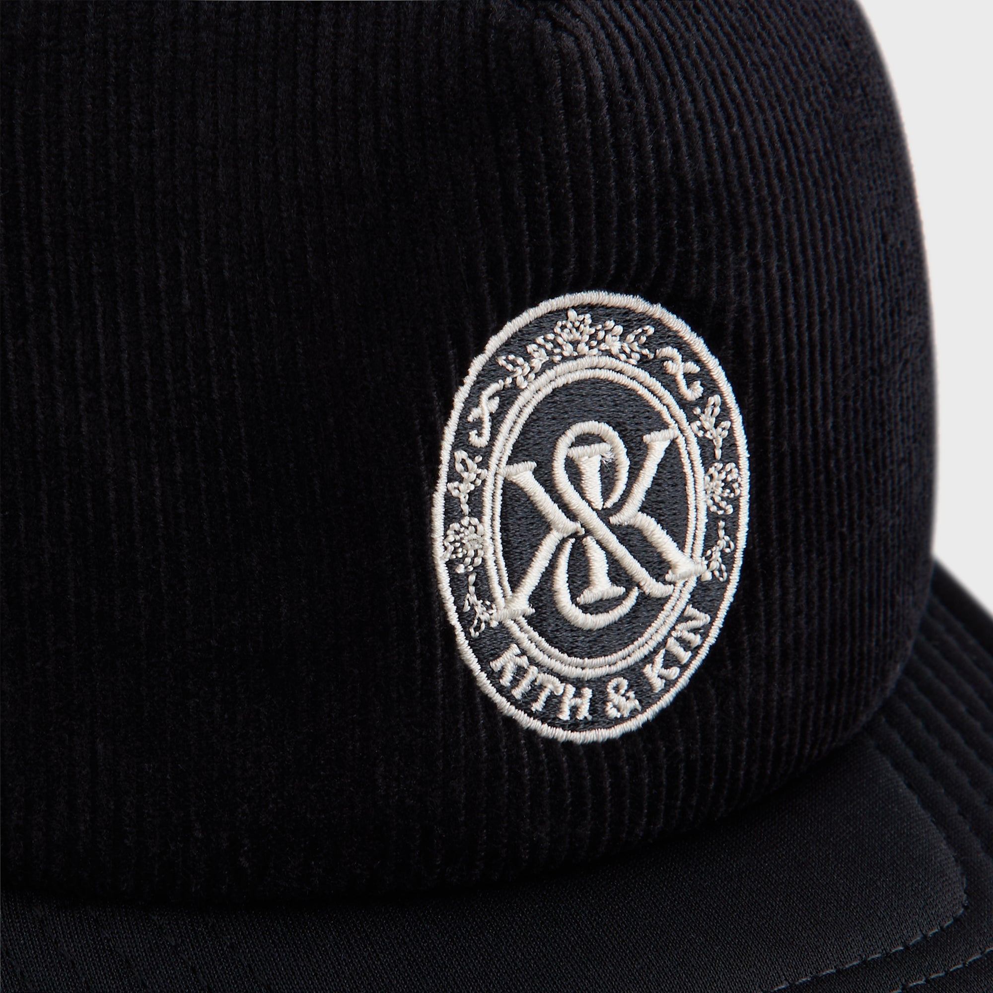 Kith Corduroy Nolan Trucker Hat - Black