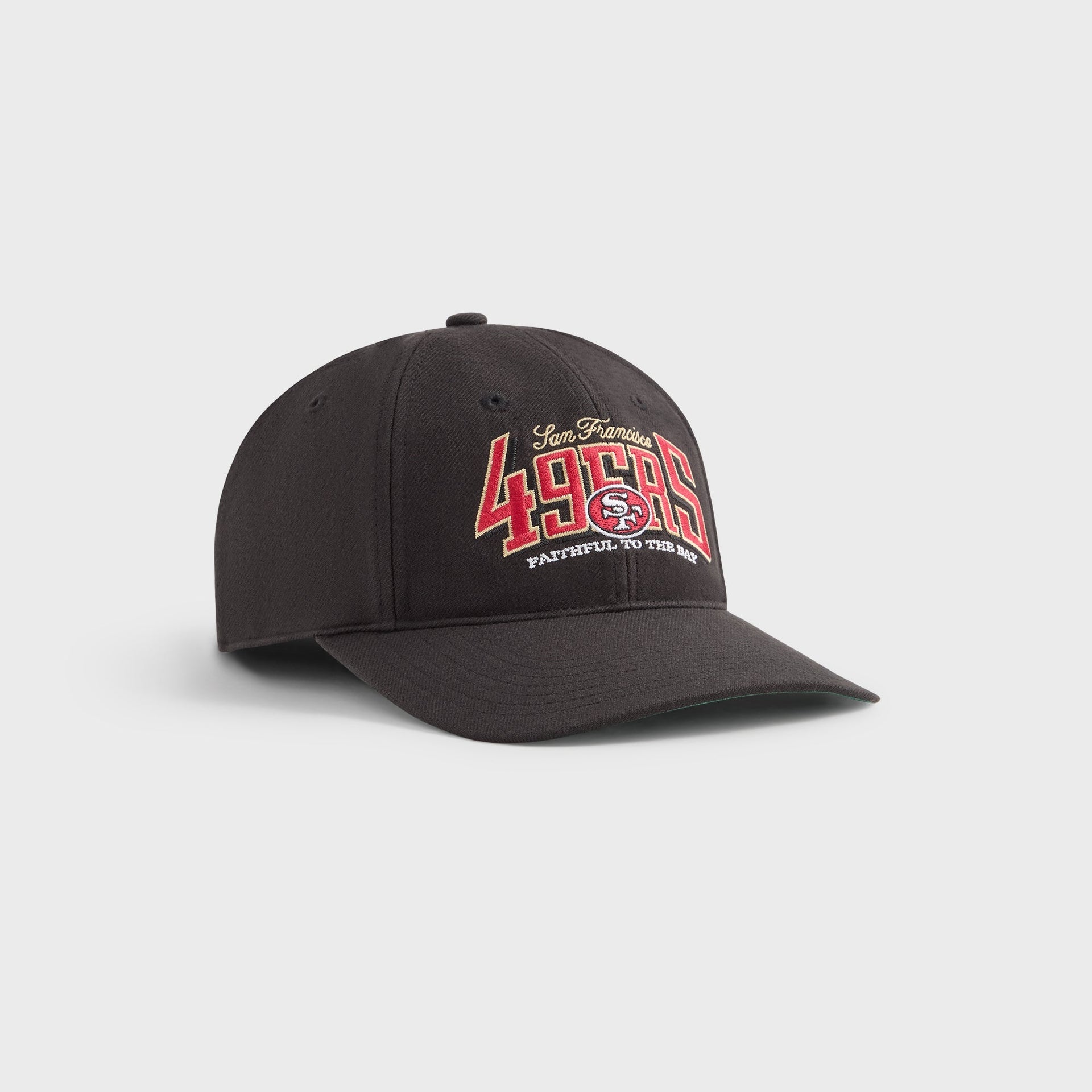 Kith & '47 for the NFL San Francisco 49ers Wool Blend Franchise LS Cap - Black - PH