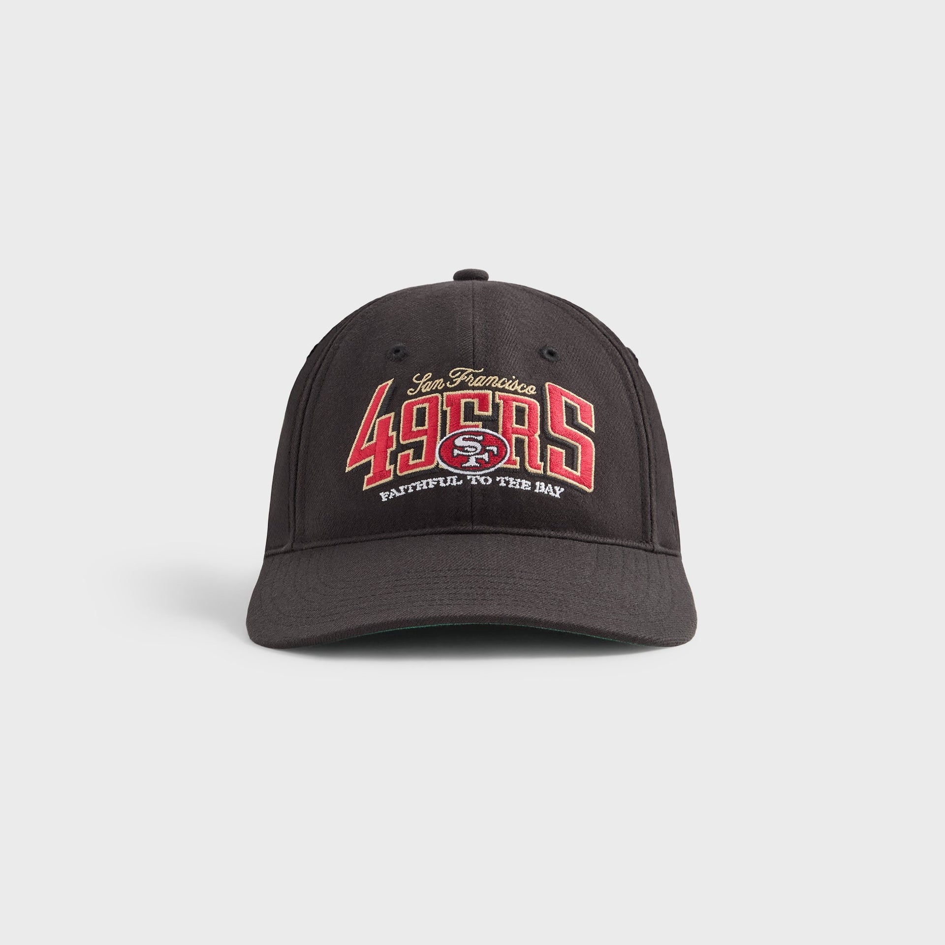 Kith & '47 for the NFL San Francisco 49ers Wool Blend Franchise LS Cap - Black - PH