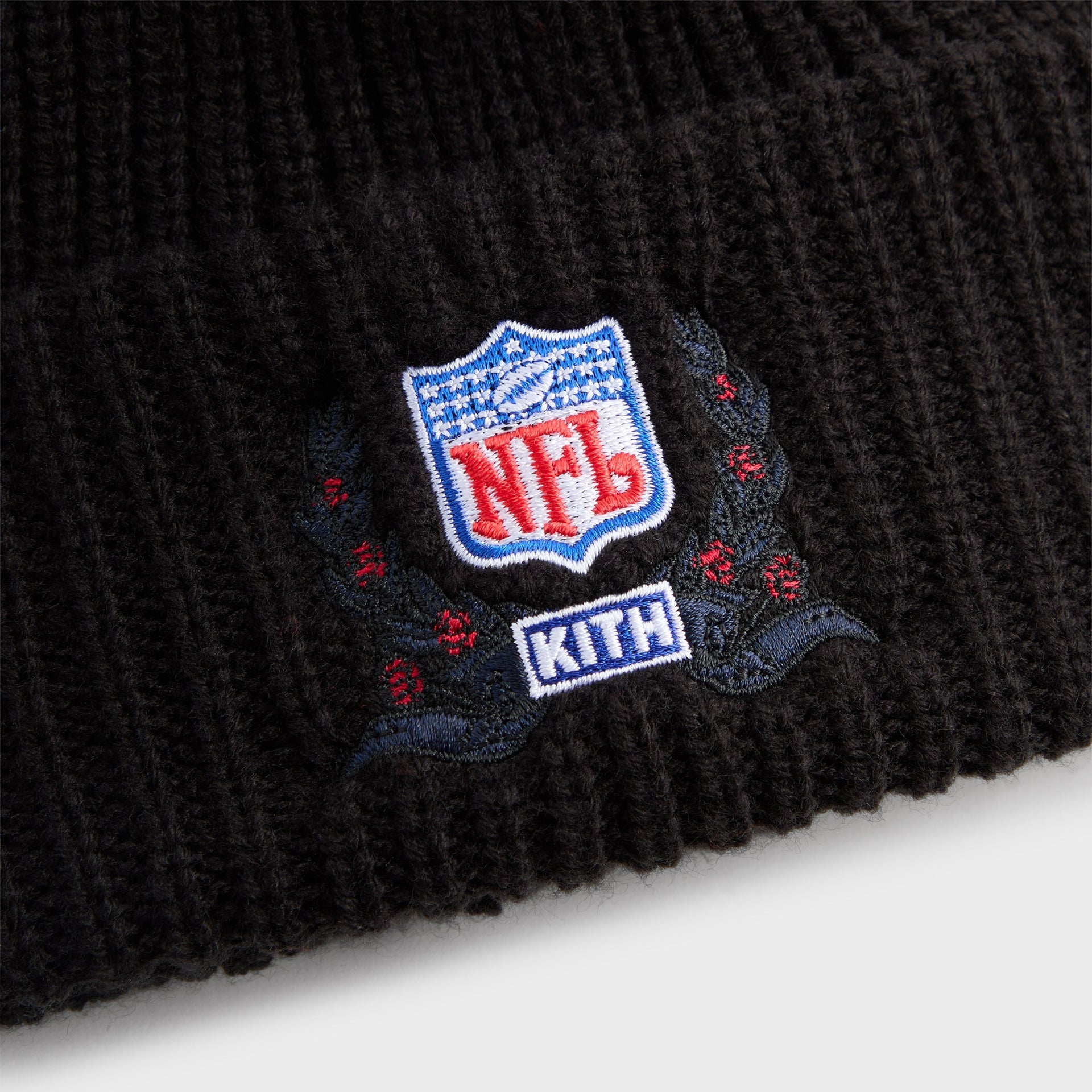 Kith & '47 for the NFL Chunky Knit Mia Beanie - Black - PH
