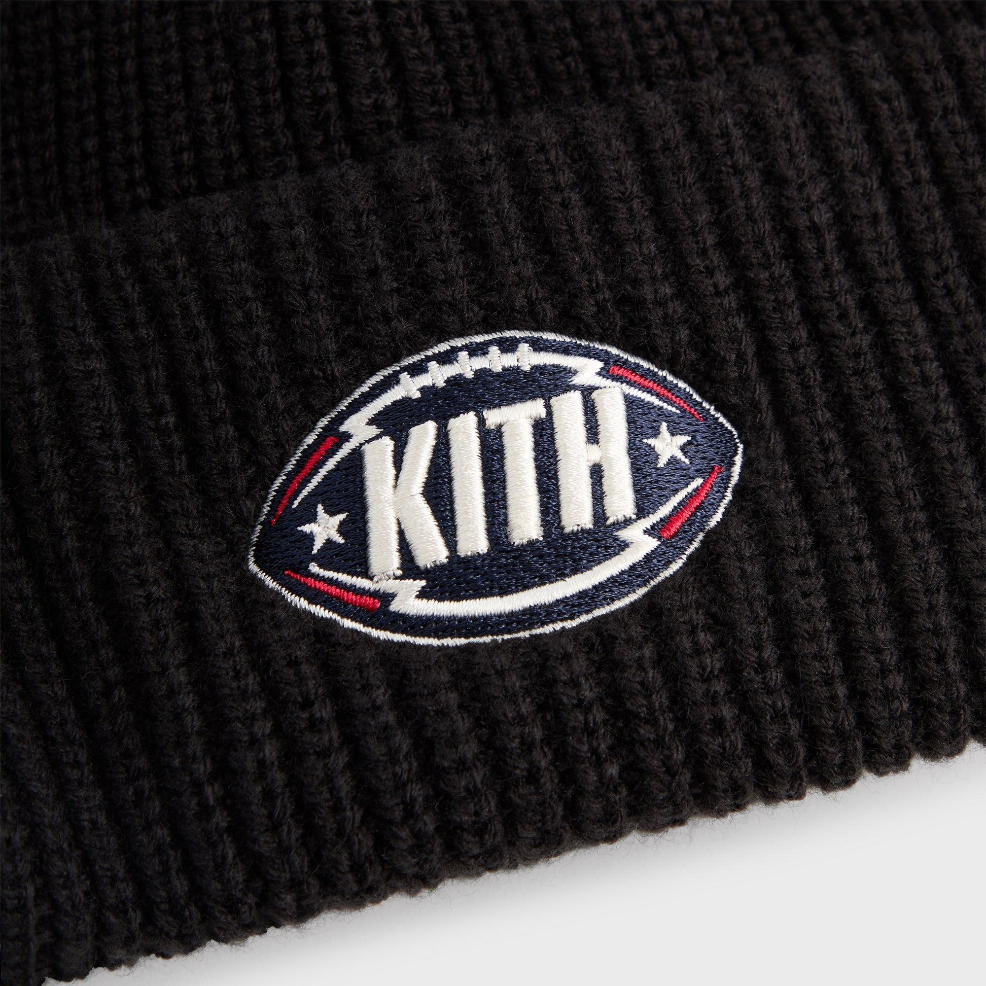 Kith & '47 for the NFL Chunky Knit Mia Beanie - Black - PH