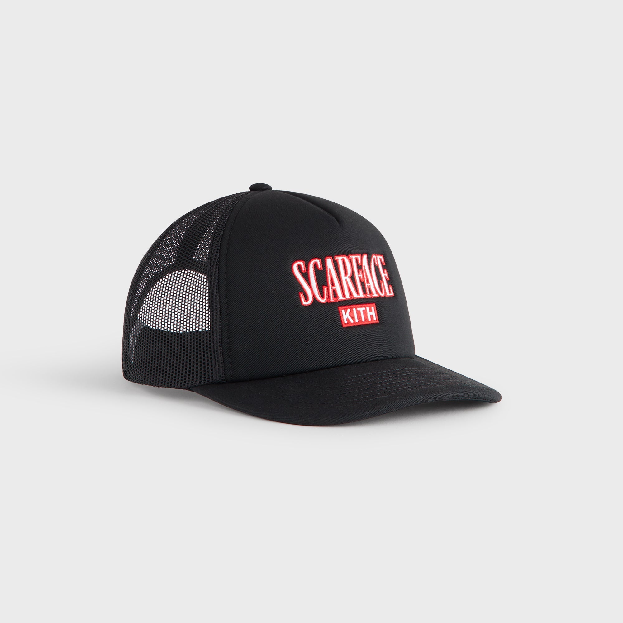 帽子 Kith For Scarface Poly Foam Nolan CAP Kith for Scarface Poly Foam Nolan Trucker Hat - Black