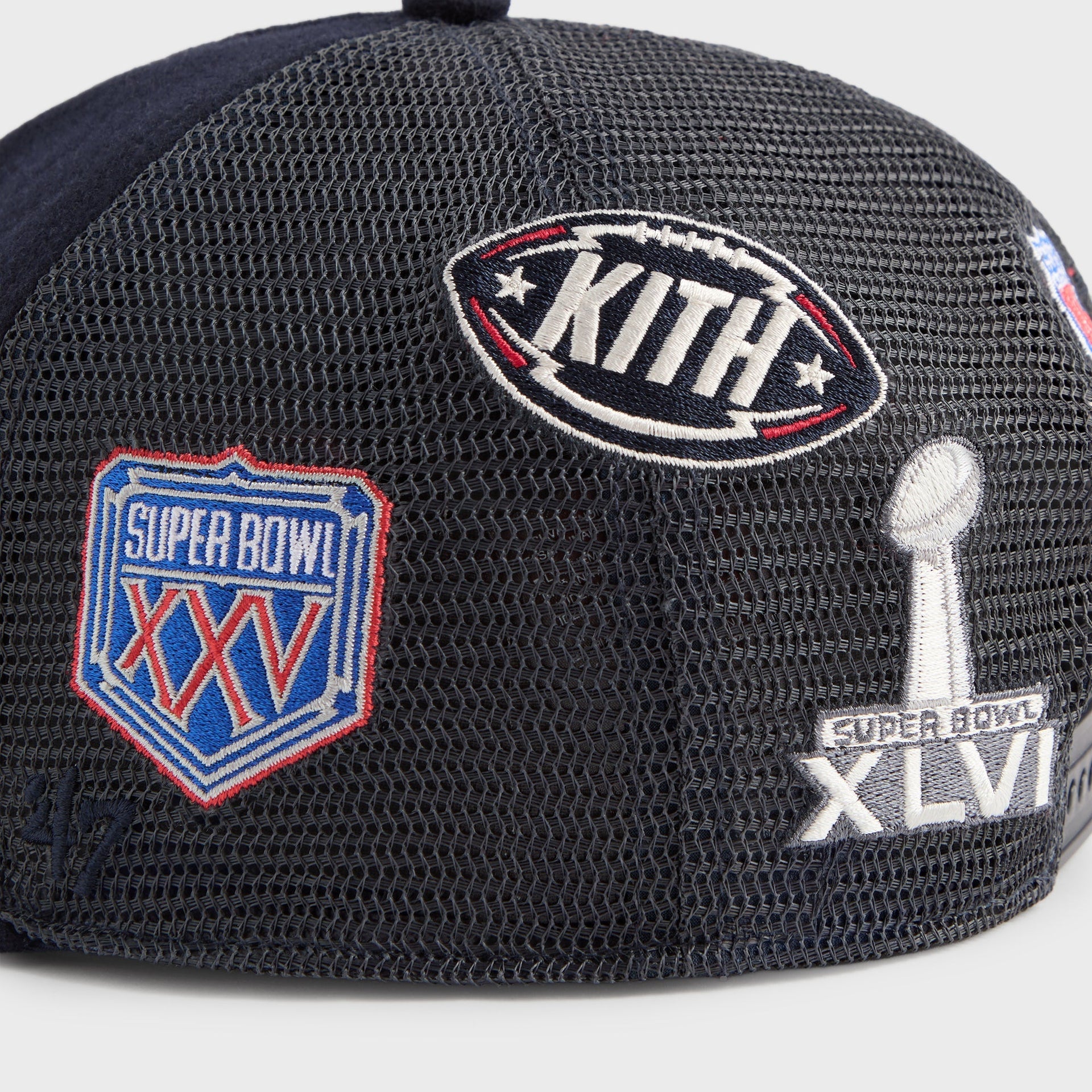 Kith & '47 for the NFL New York Giants Wool Hitch Trucker Hat - Nocturnal - PH