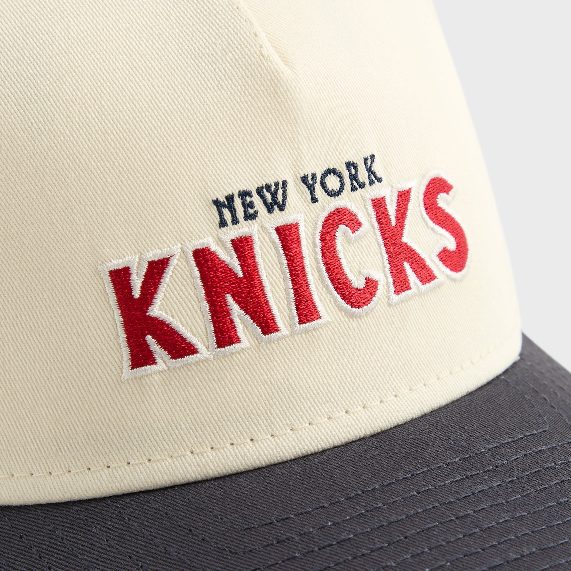 Kith & New Era for the New York Knicks Twill 9FORTY M Crown Snapback - Sandrift - PH