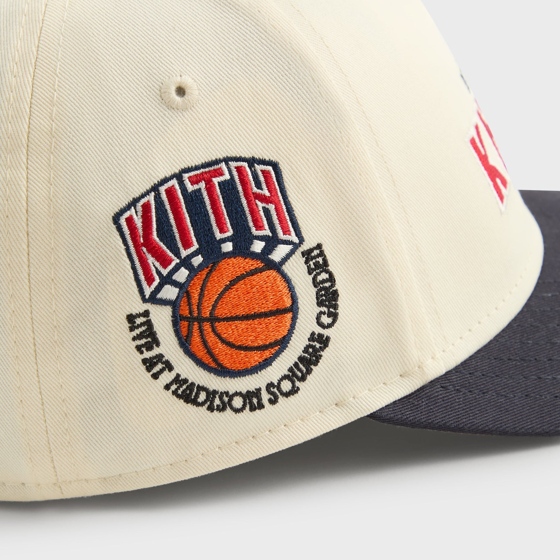 Kith & New Era for the New York Knicks Twill 9FORTY M Crown Snapback - Sandrift - PH