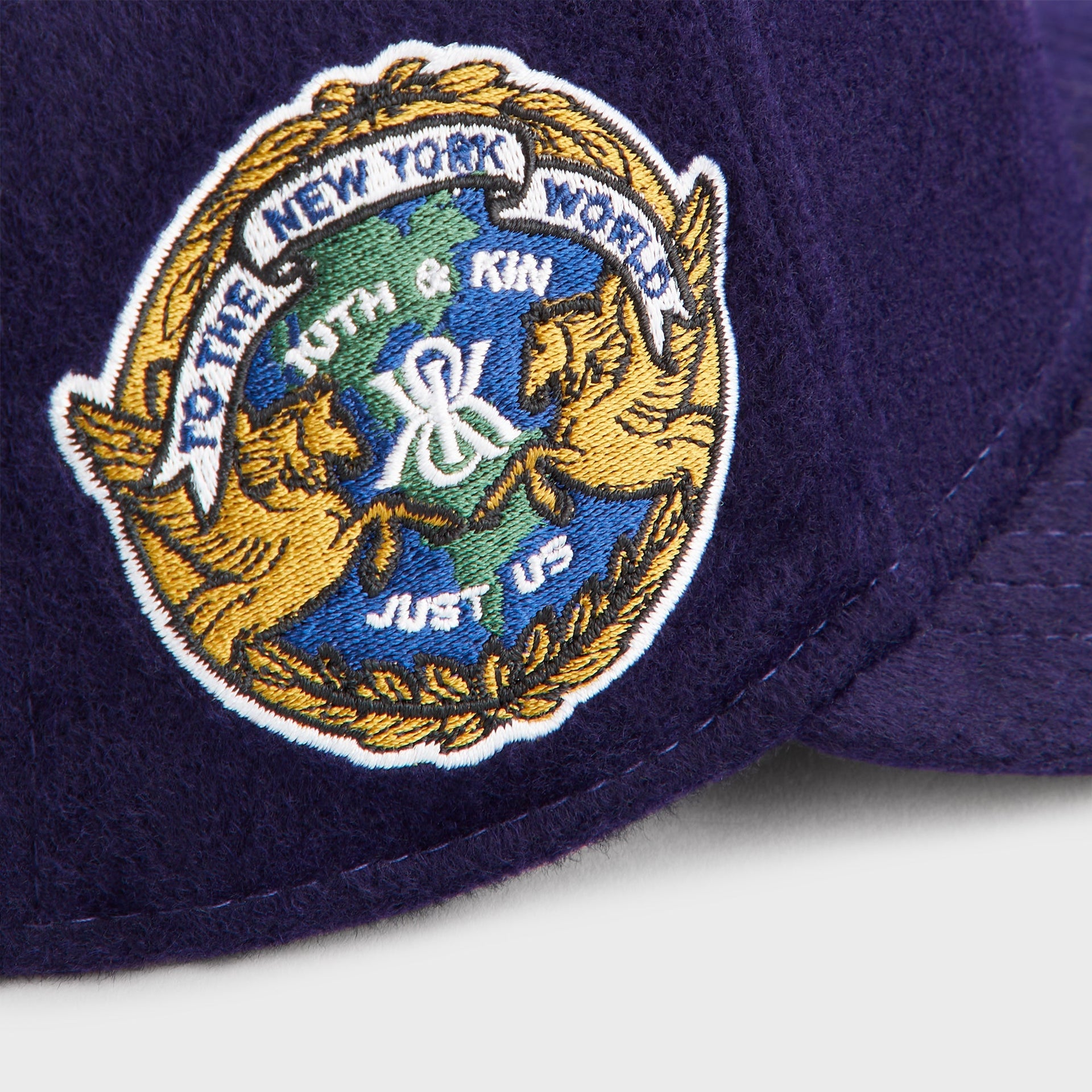 Kith & New Era for the New York Yankees Melton Wool 59FIFTY Low Profile - Nocturnal - PH