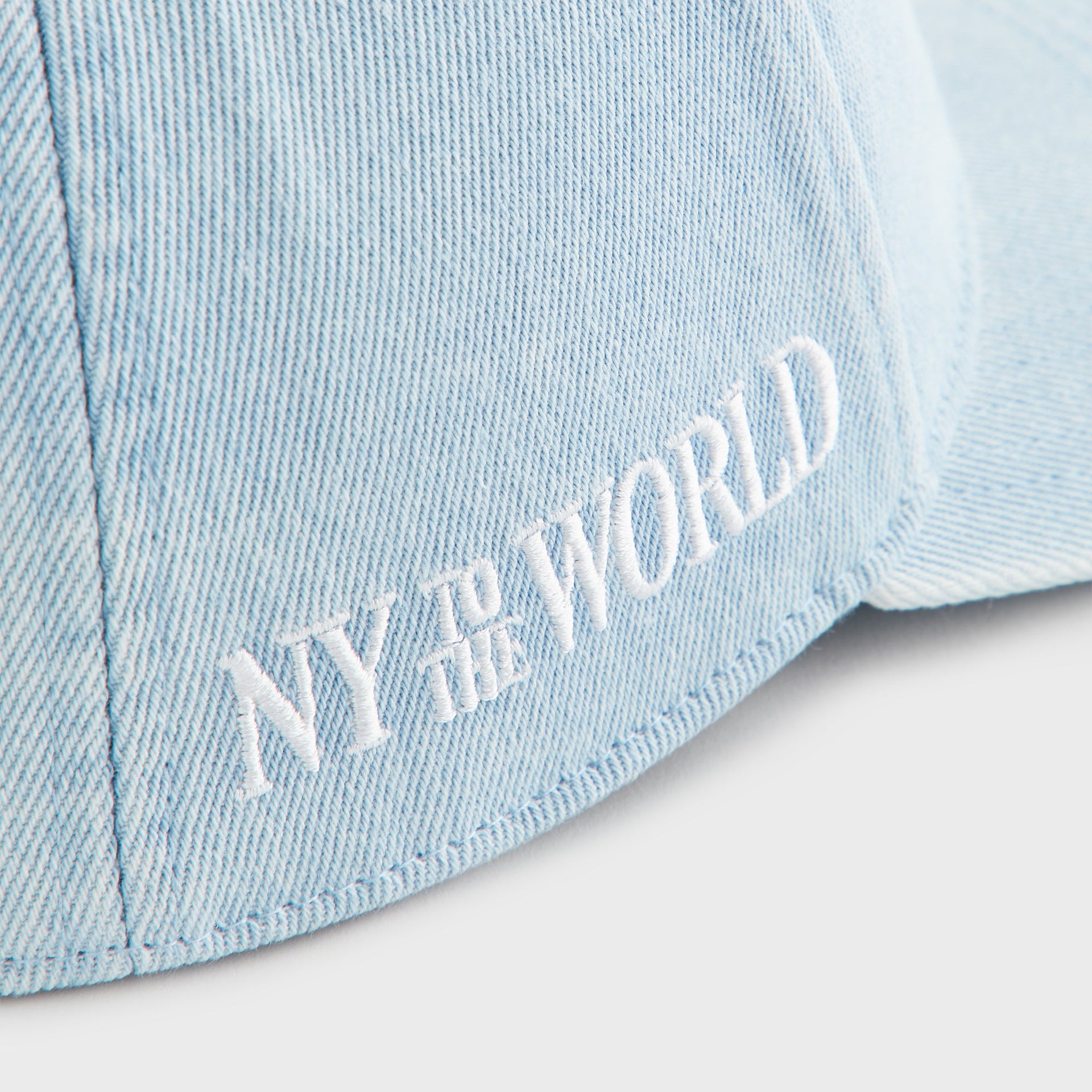 Kith K&K New York Denim Bay Low Pinch Crown Snapback - Light Indigo