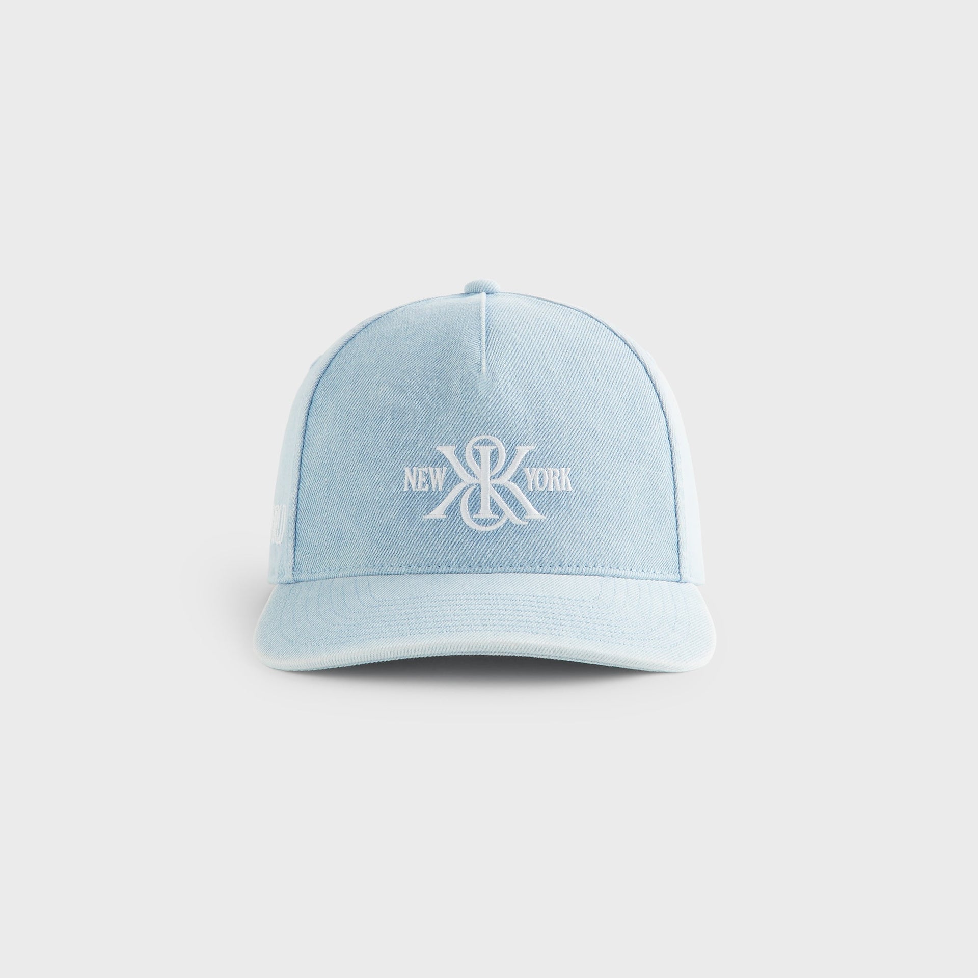 Kith K&K New York Denim Bay Low Pinch Crown Snapback - Light Indigo