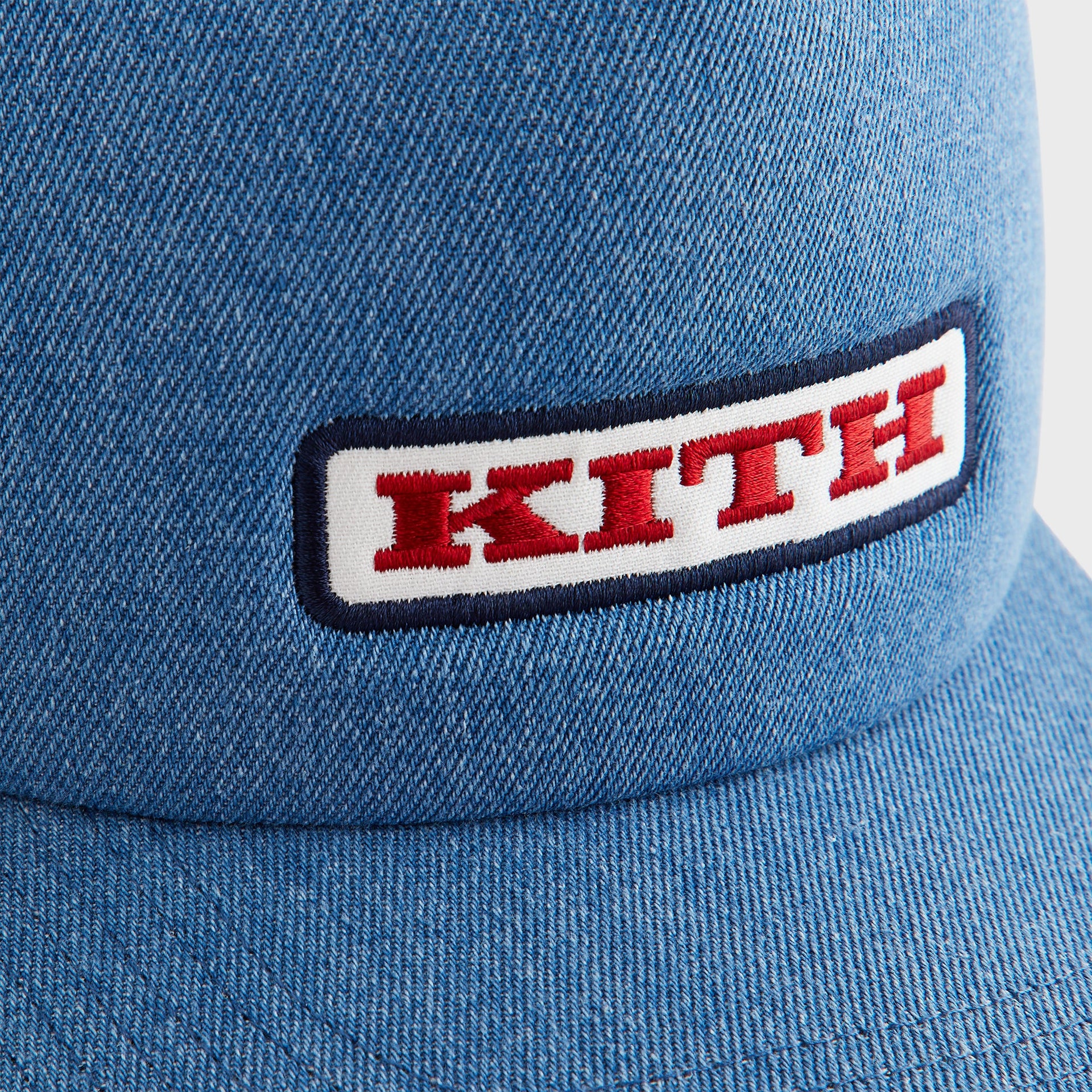 Kith Legacy Denim Nolan Trucker Hat - Mid Indigo