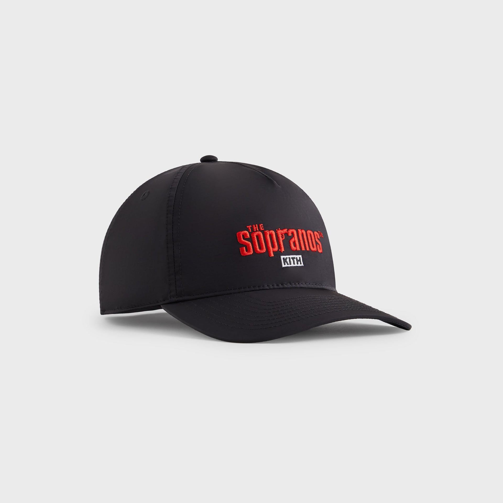Kith for The Sopranos Nylon Bay Low Pinch Crown Snapback - Black