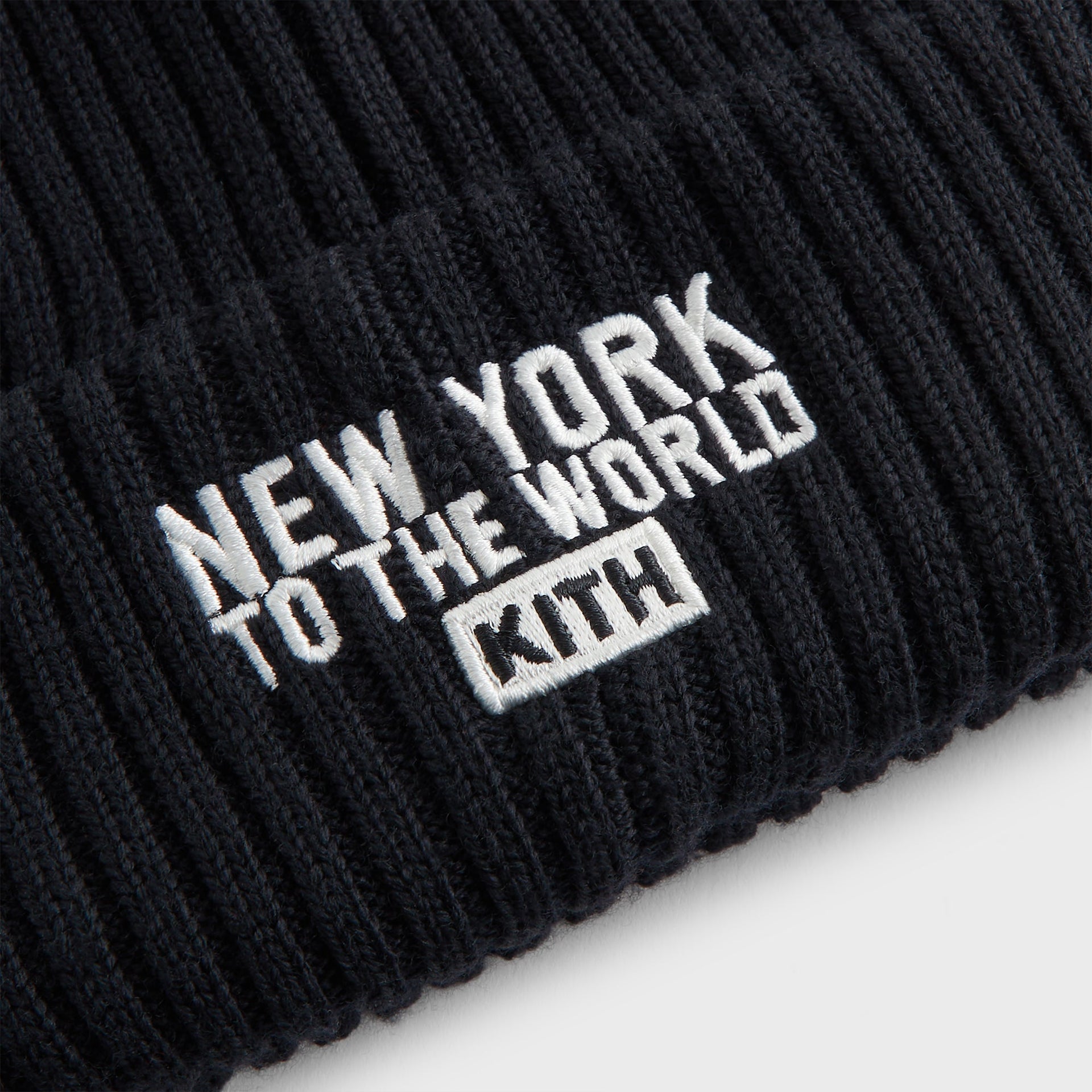 Kith & New Era for the New York Rangers Centennial Knit Beanie - Black