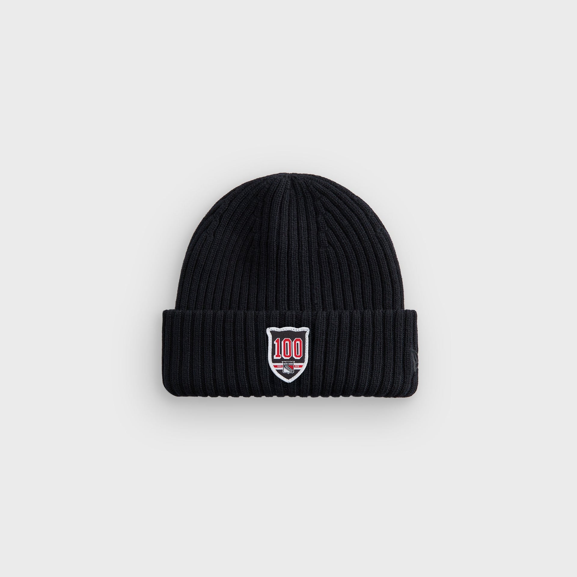 Kith & New Era for the New York Rangers Centennial Knit Beanie - Black - PH
