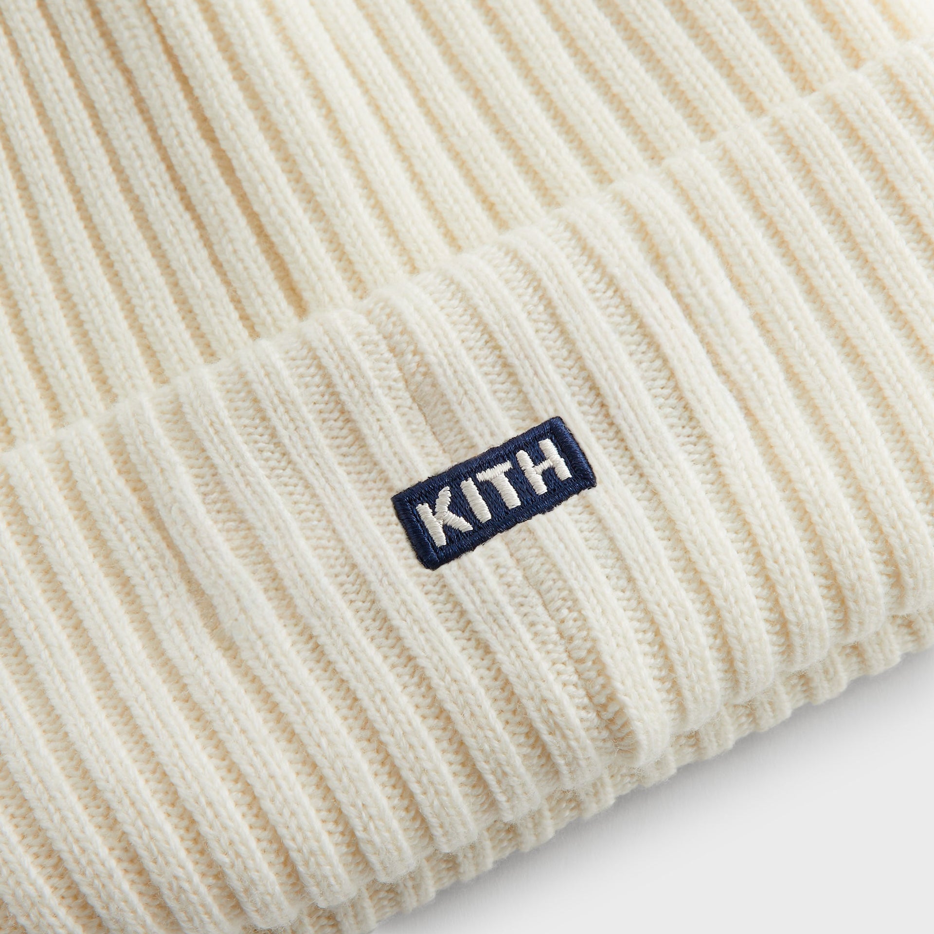 Kith & New Era for the New York Rangers Centennial Knit Beanie - Sandrift