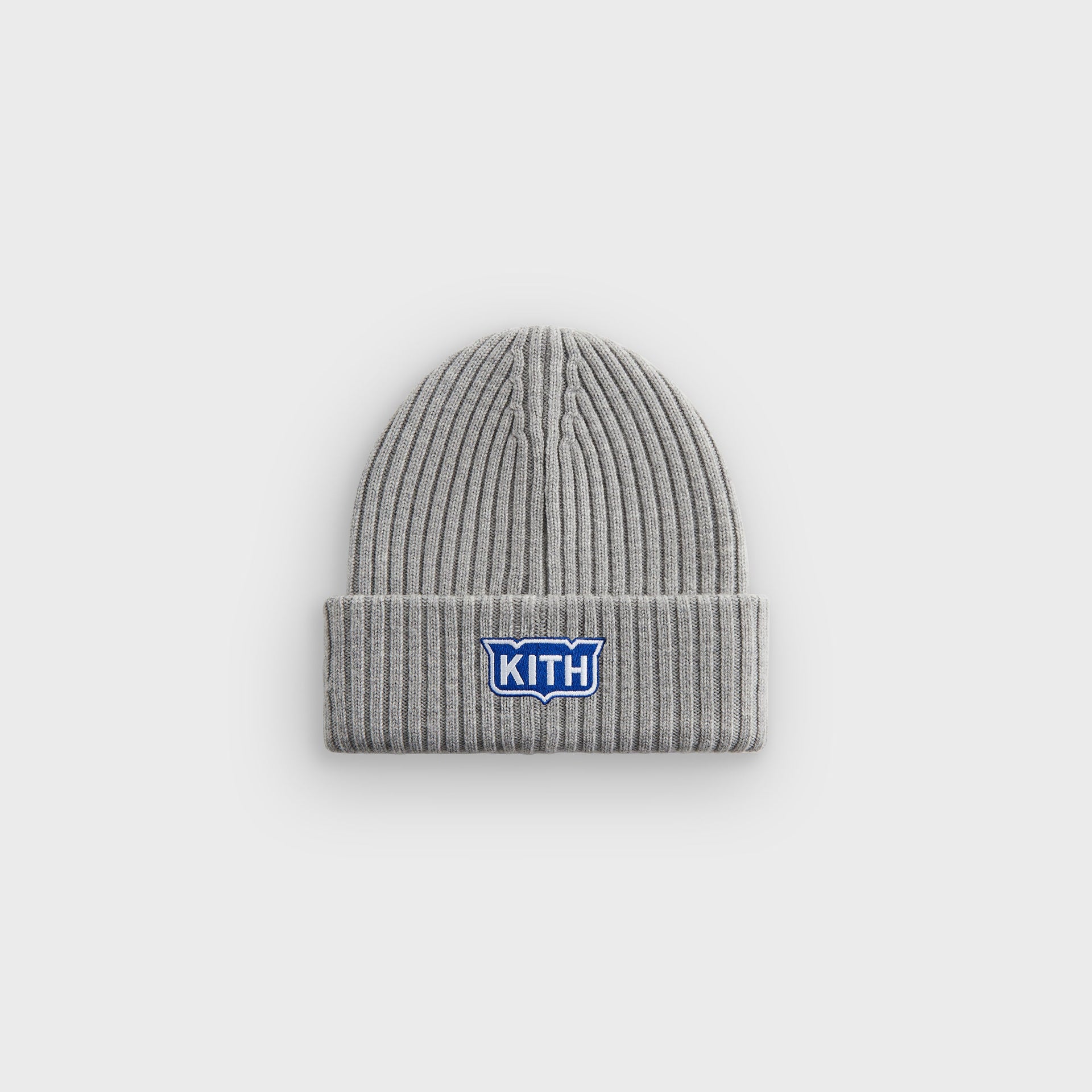 Kith & New Era for the New York Rangers Centennial Knit Beanie - Light Heather Grey