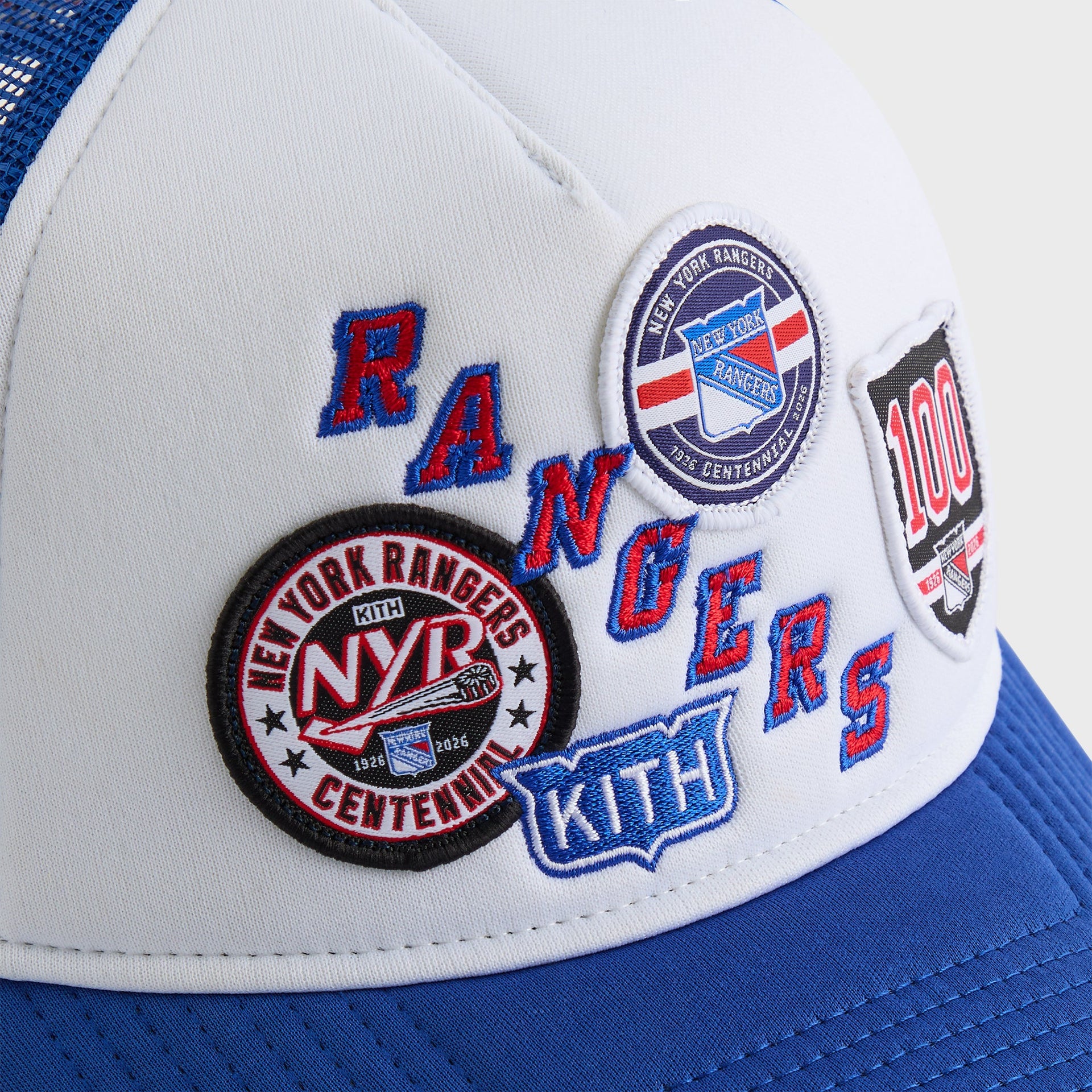 Kith & New Era for the New York Rangers 9FORTY Poly Foam Trucker Hat - Cyclone