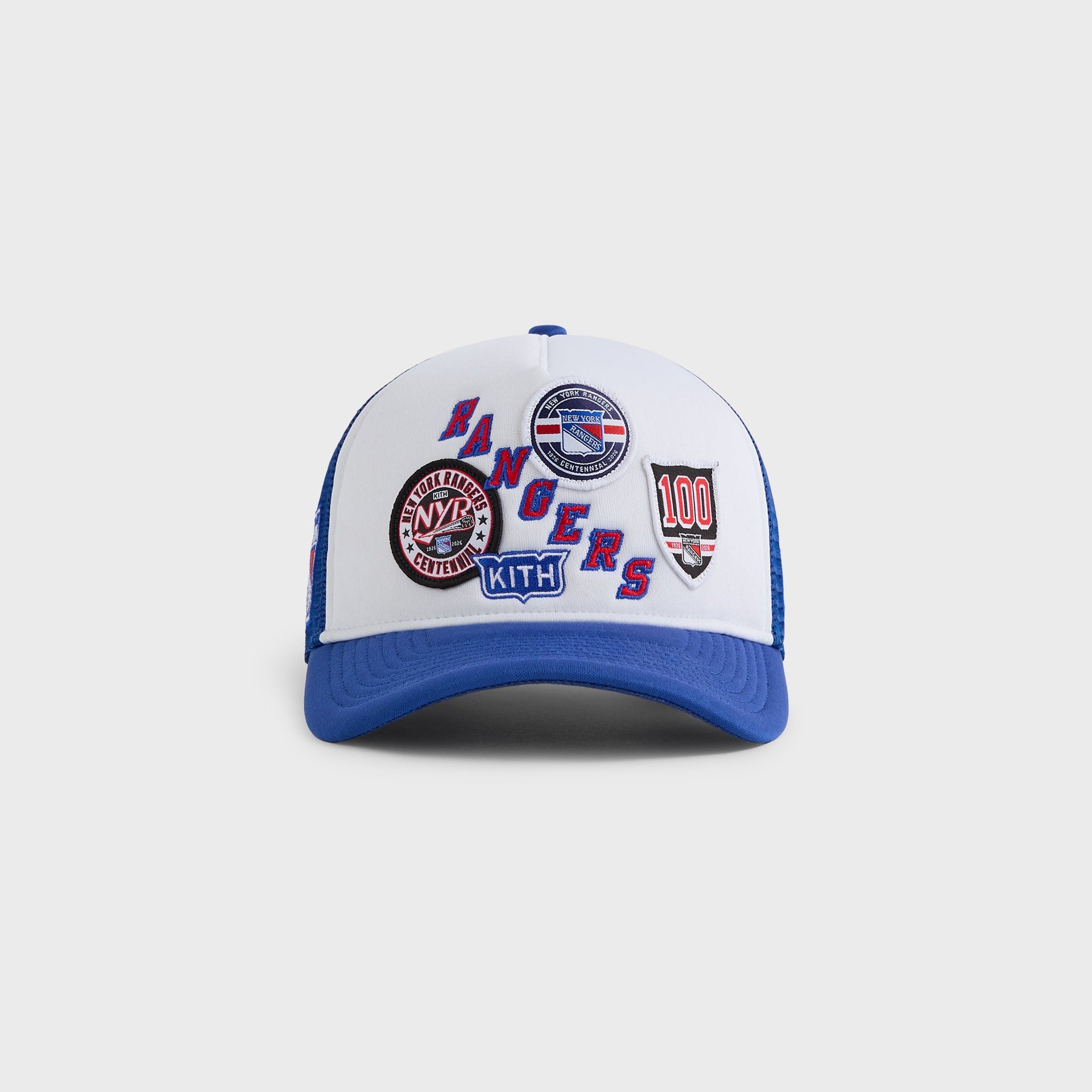 Kith & New Era for the New York Rangers 9FORTY Poly Foam Trucker Hat - Cyclone