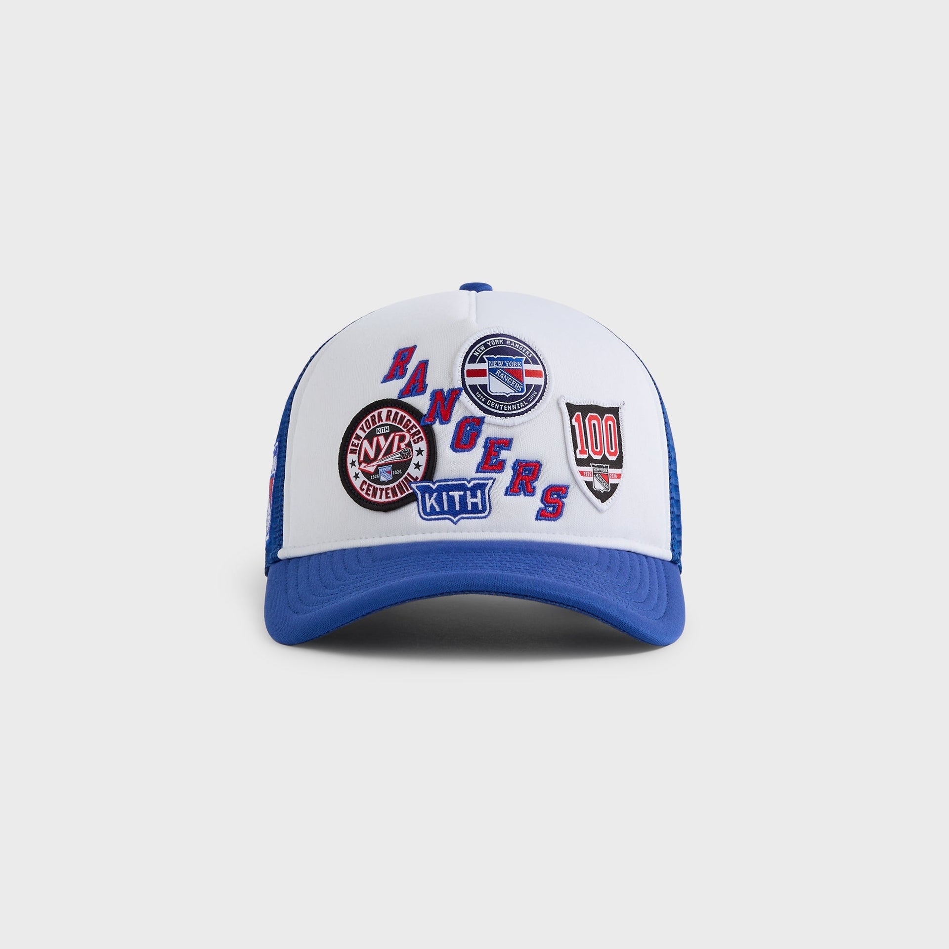 Kith & New Era for the New York Rangers 9FORTY Poly Foam Trucker Hat - Cyclone - PH