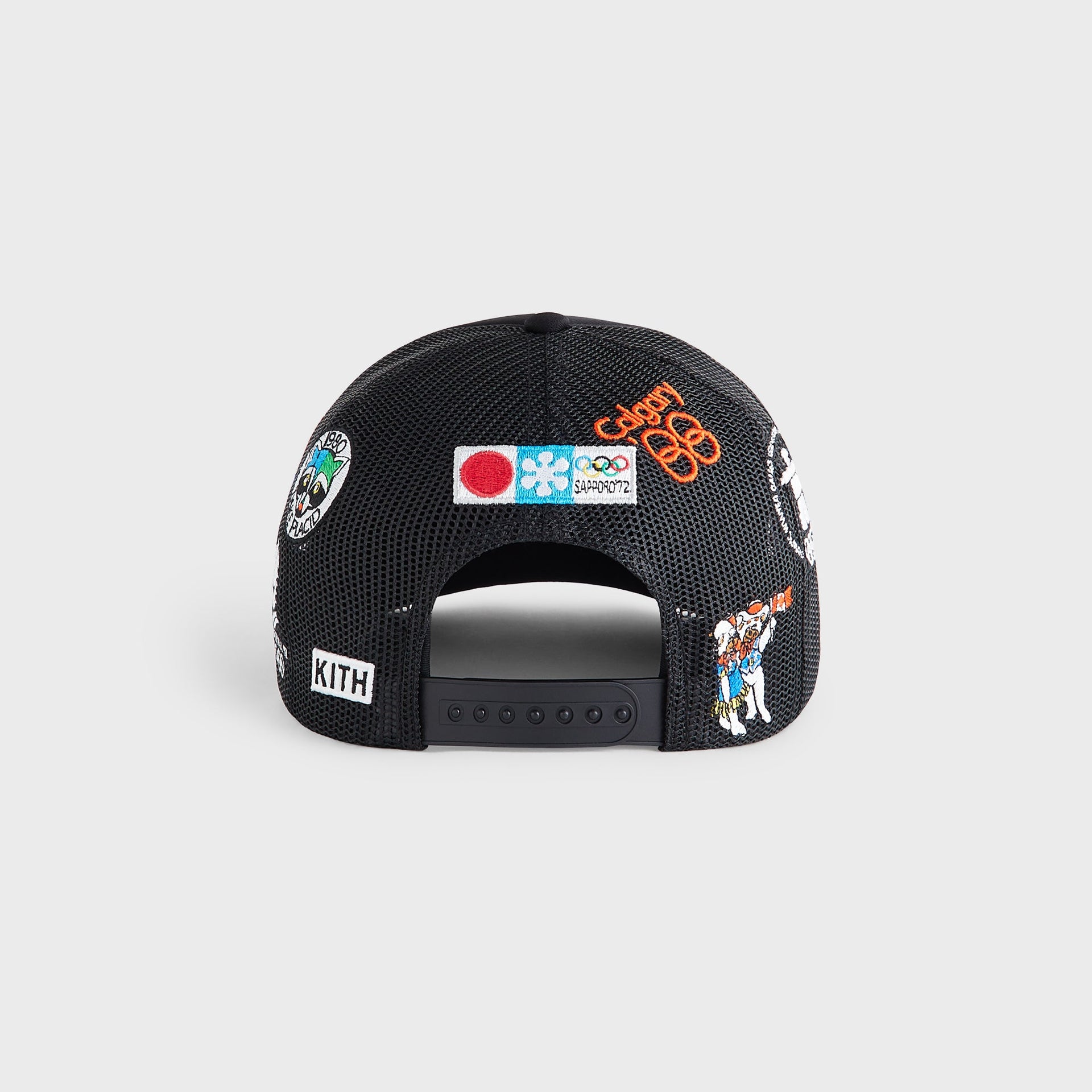 Kith for Olympics Heritage Poly Foam Nolan Trucker Hat - Black