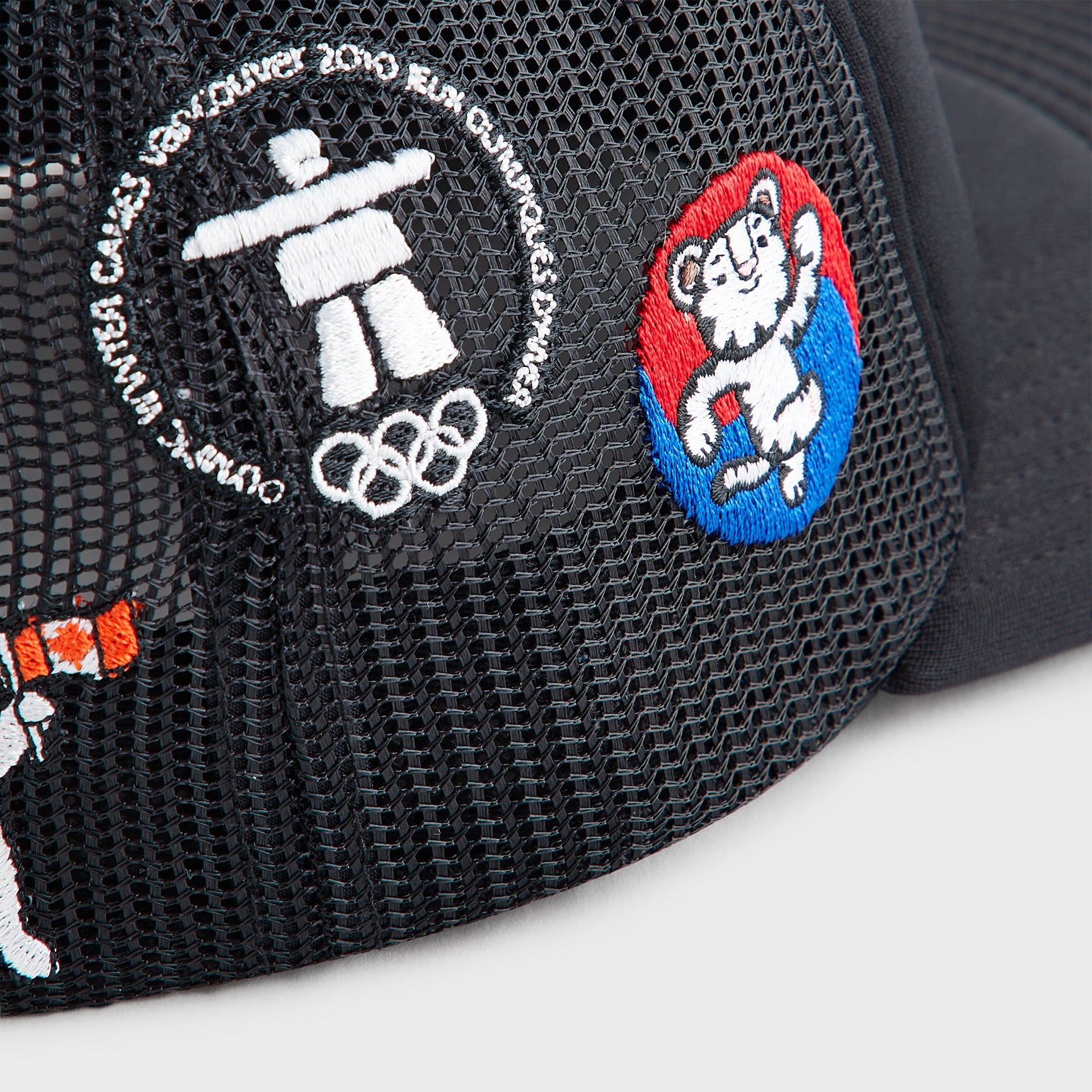 Kith for Olympics Heritage Poly Foam Nolan Trucker Hat - Black