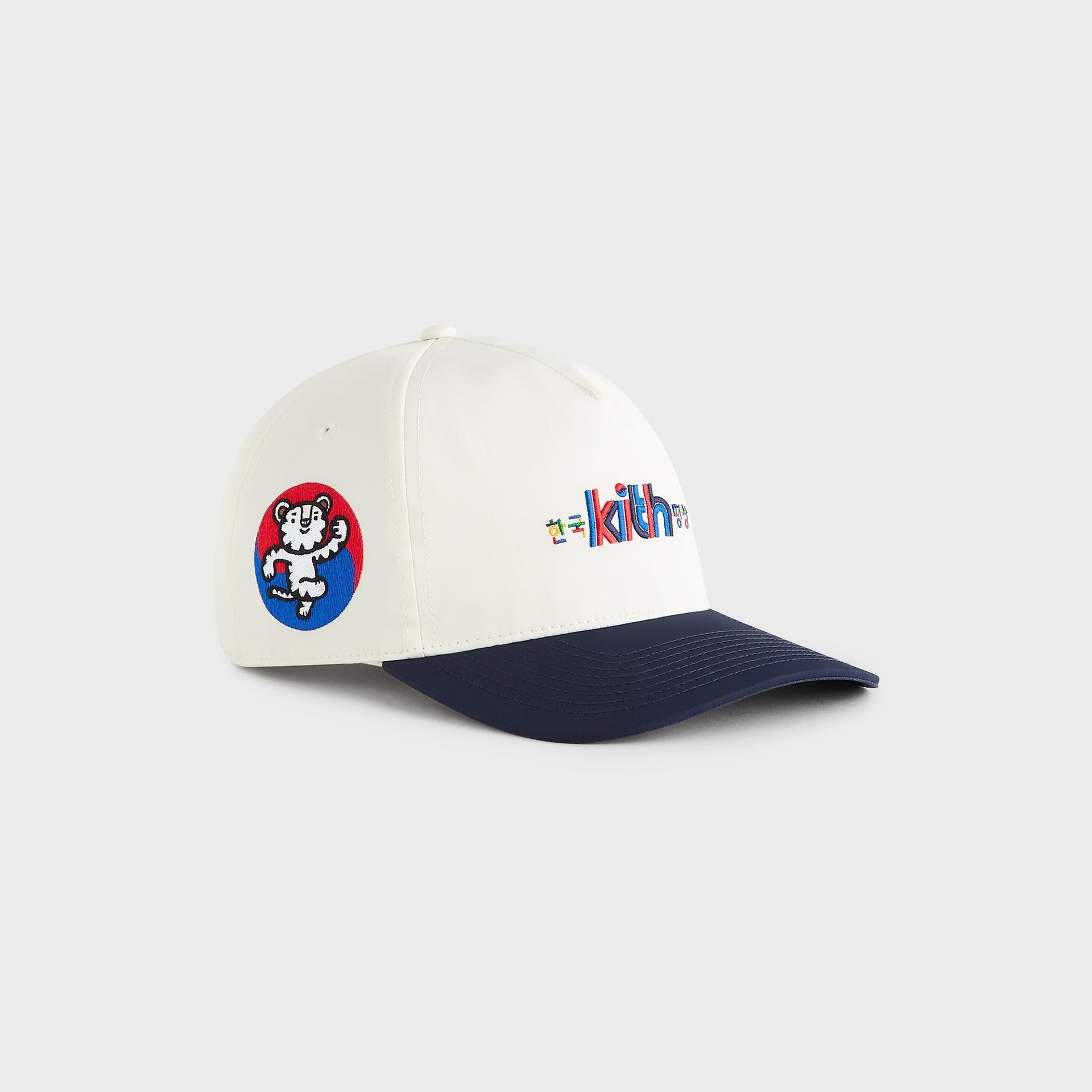 Kith for Olympics Heritage Pyeongchang Nylon Bay Low Pinch Crown Snapback - Sandrift - PH