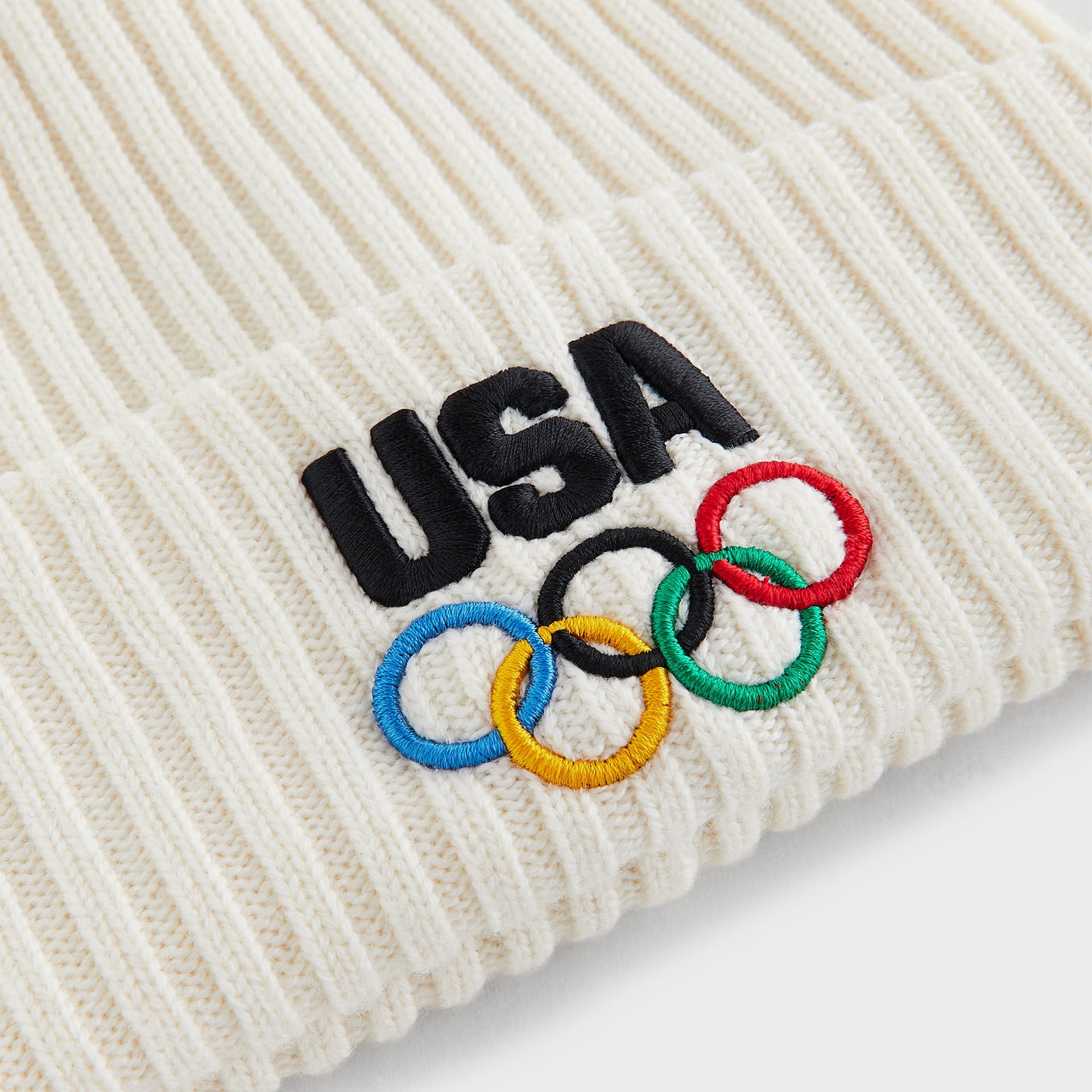 Kith & New Era for Team USA Knit Mia Beanie - Sandrift