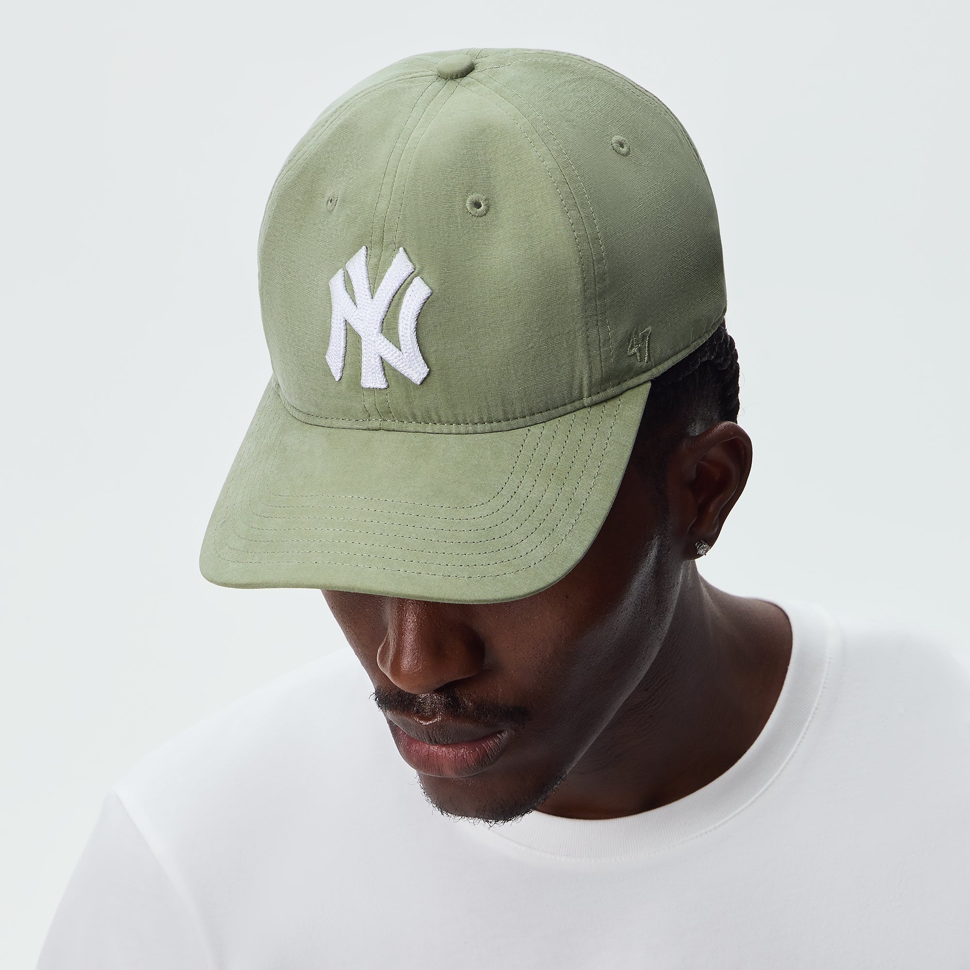 Kith & '47 for the New York Yankees Cupro Linen Franchise LS Cap - Com