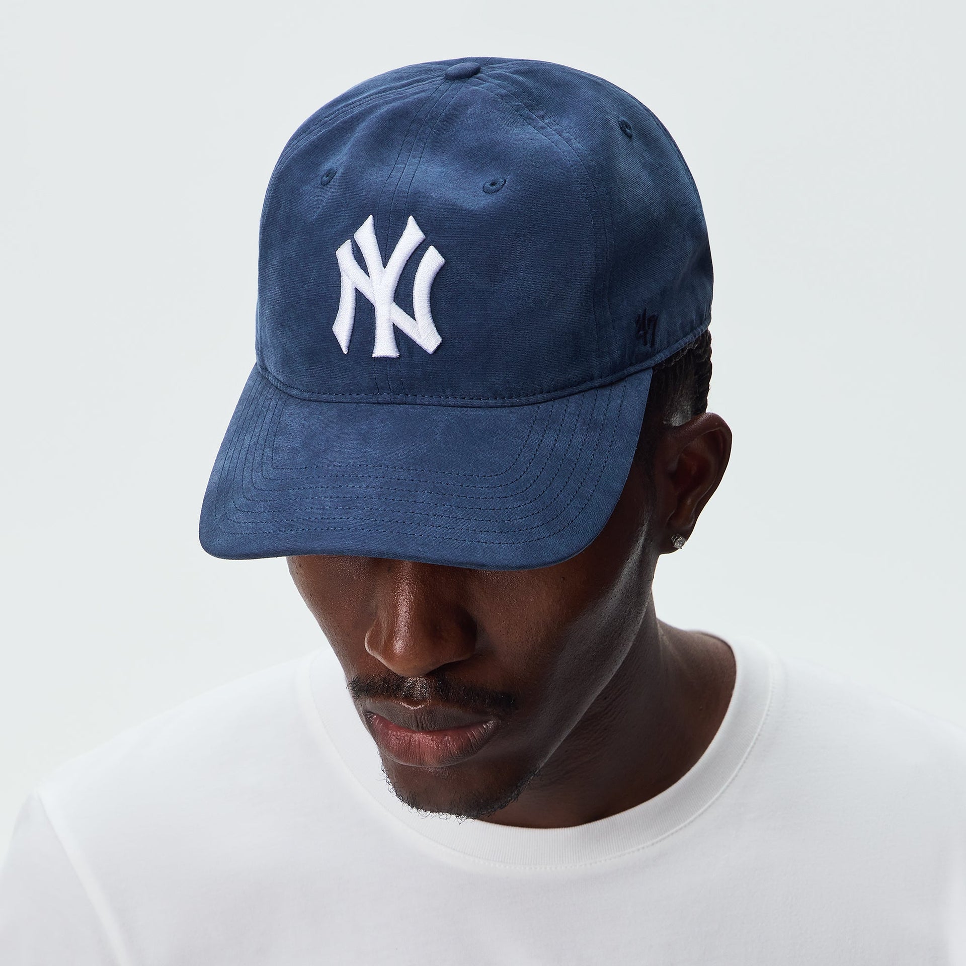 Kith & '47 for the New York Yankees Heavy Cupro Linen Franchise LS Cap - Nocturnal