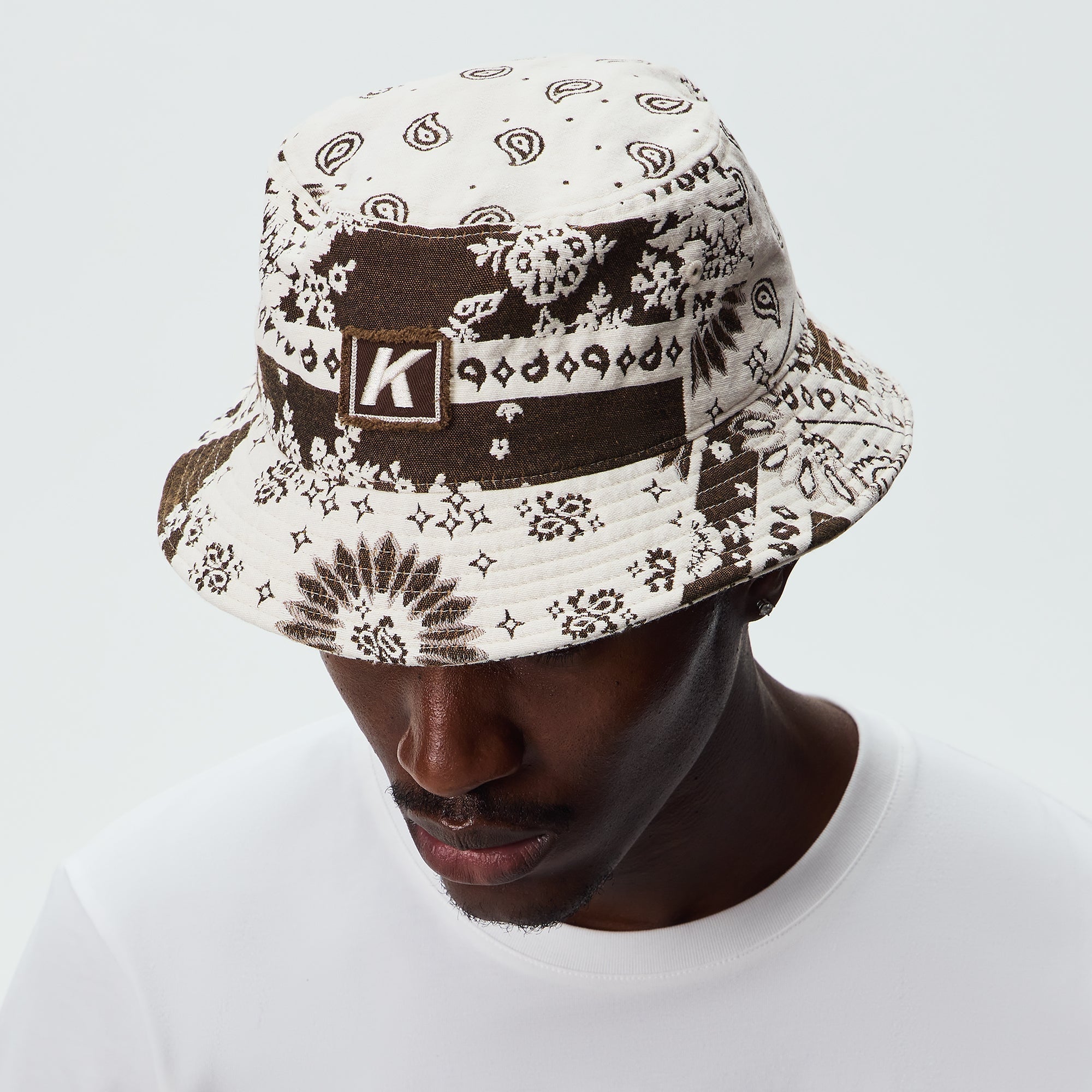 Kith Bandana Jacquard Dawson Bucket Hat - Coffee - PH