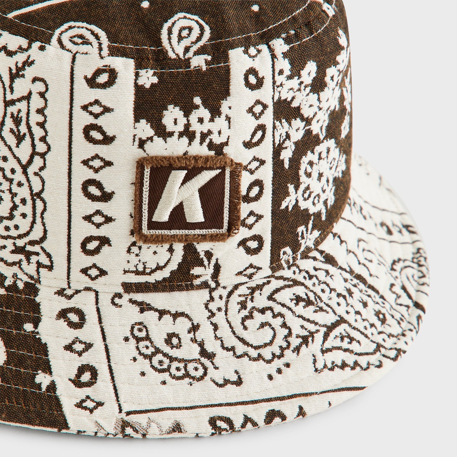 Kith Bandana Jacquard Dawson Bucket Hat - Coffee - PH