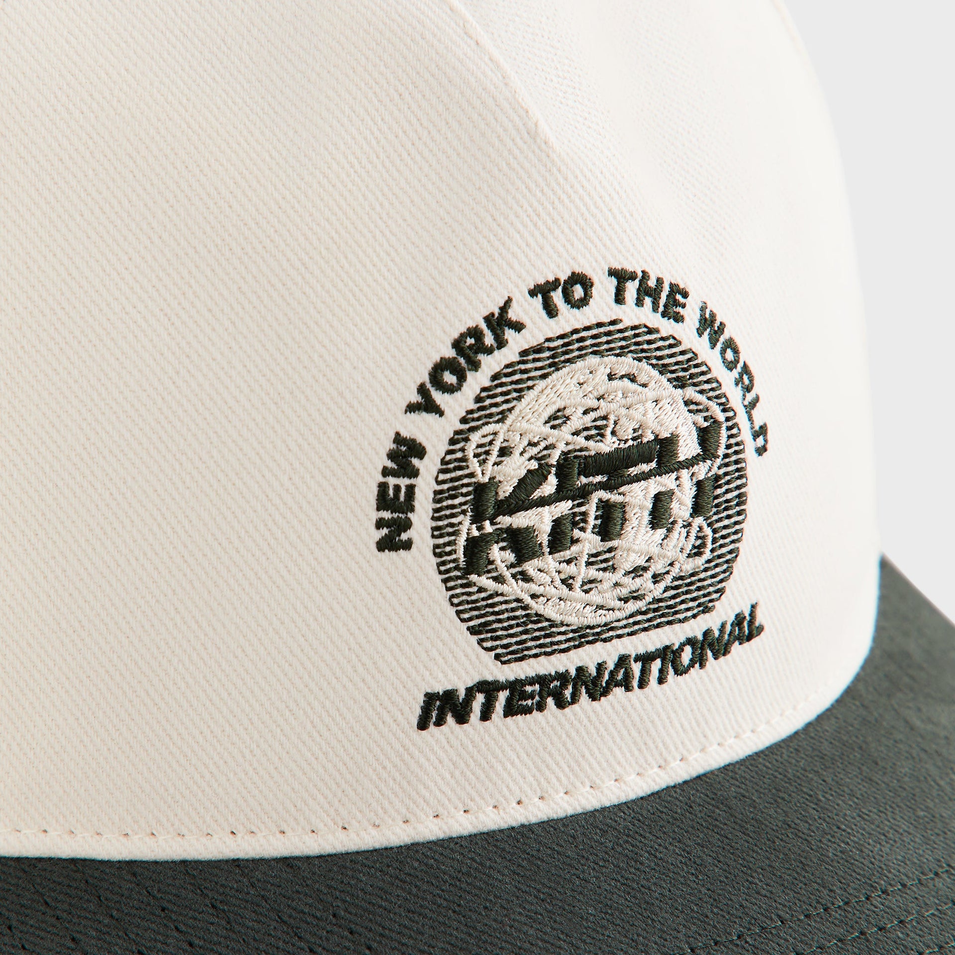 Kith Brushed Twill Bay Low Pinch Crown Cap - Stadium