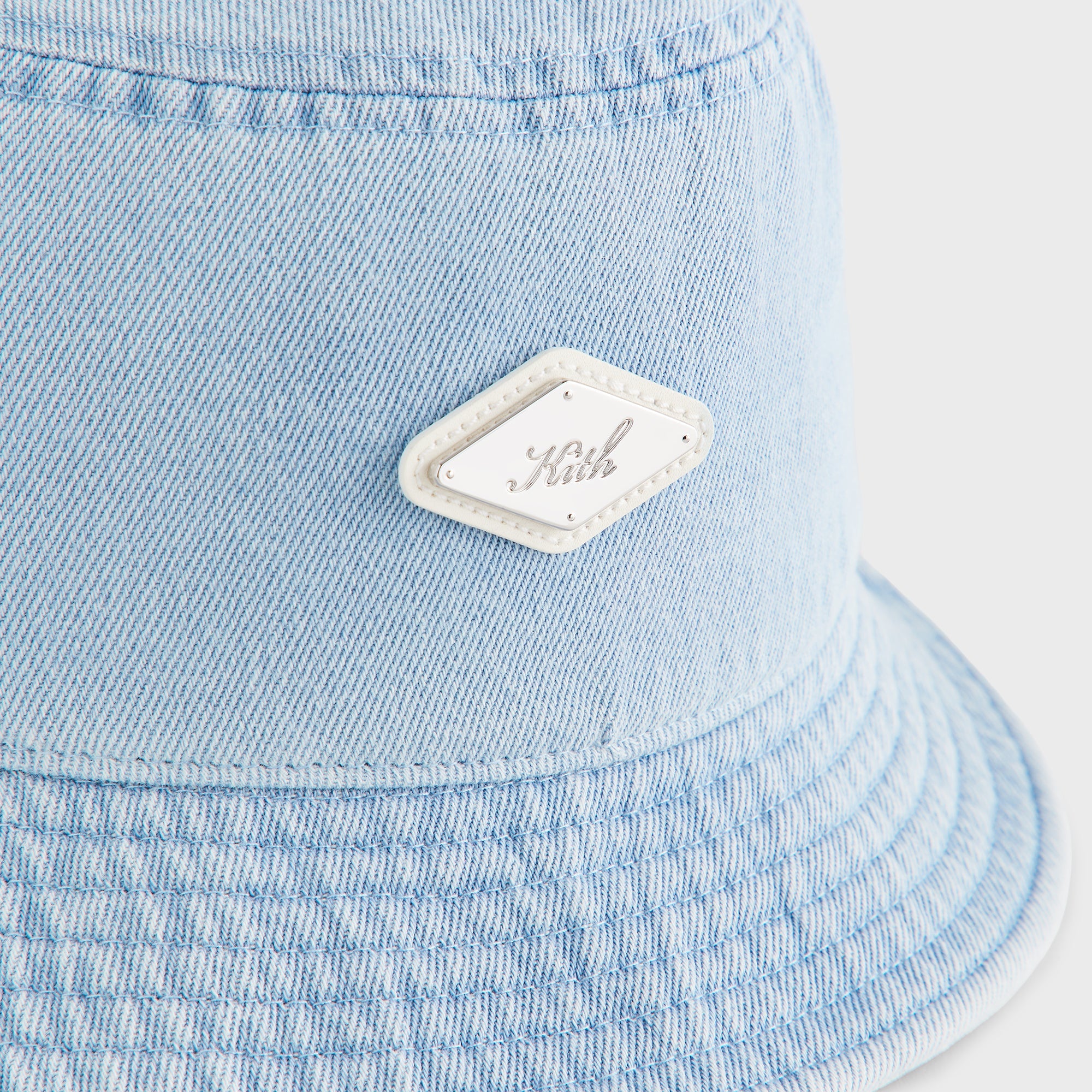 帽子 Kith Denim Twill Dawson Bucket Hat Kith Light Indigo Denim Dawson Bucket Hat - Light Indigo