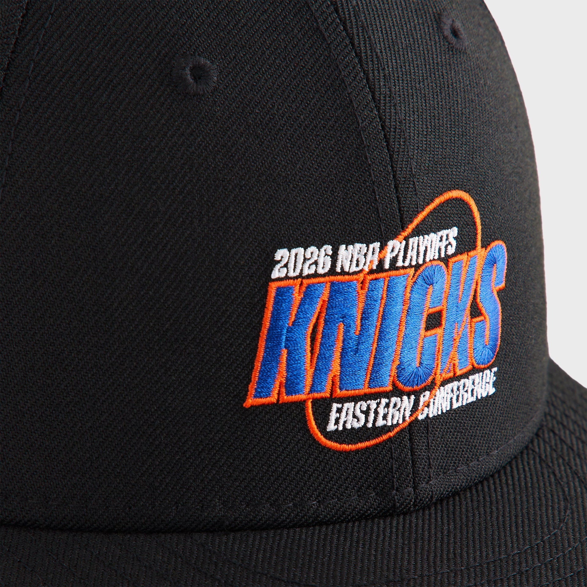 Kith & New Era for the New York Knicks Playoffs Premium Wool 59Fifty Low Profile Cap - Black