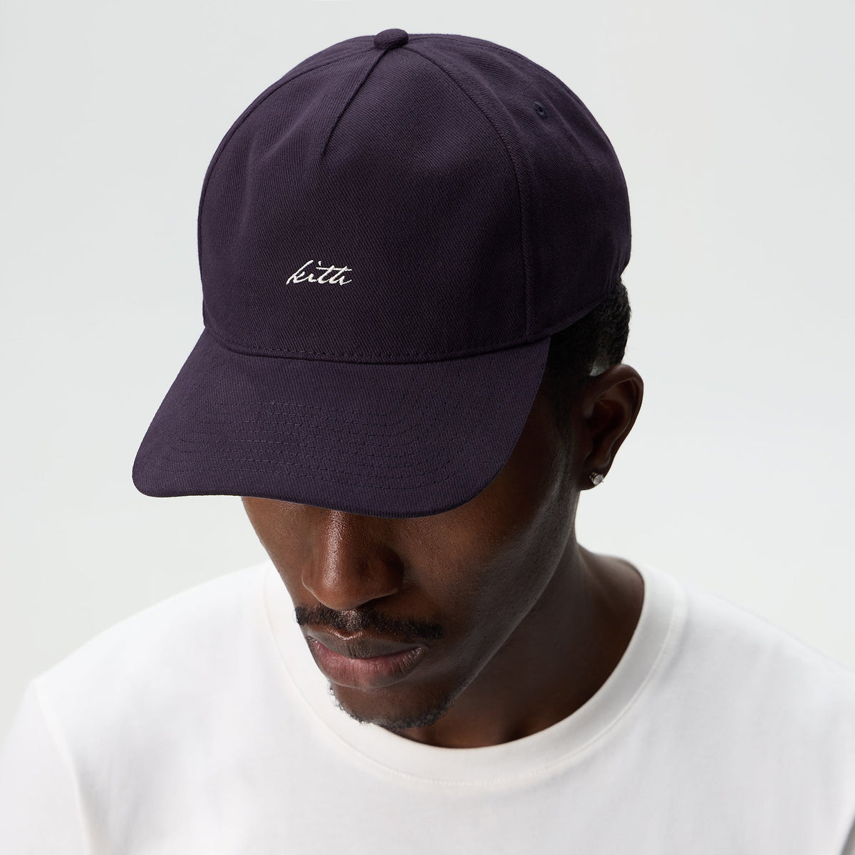 Kith Autograph Brushed Twill Bay Low Pinch Crown Cap - Nocturnal
