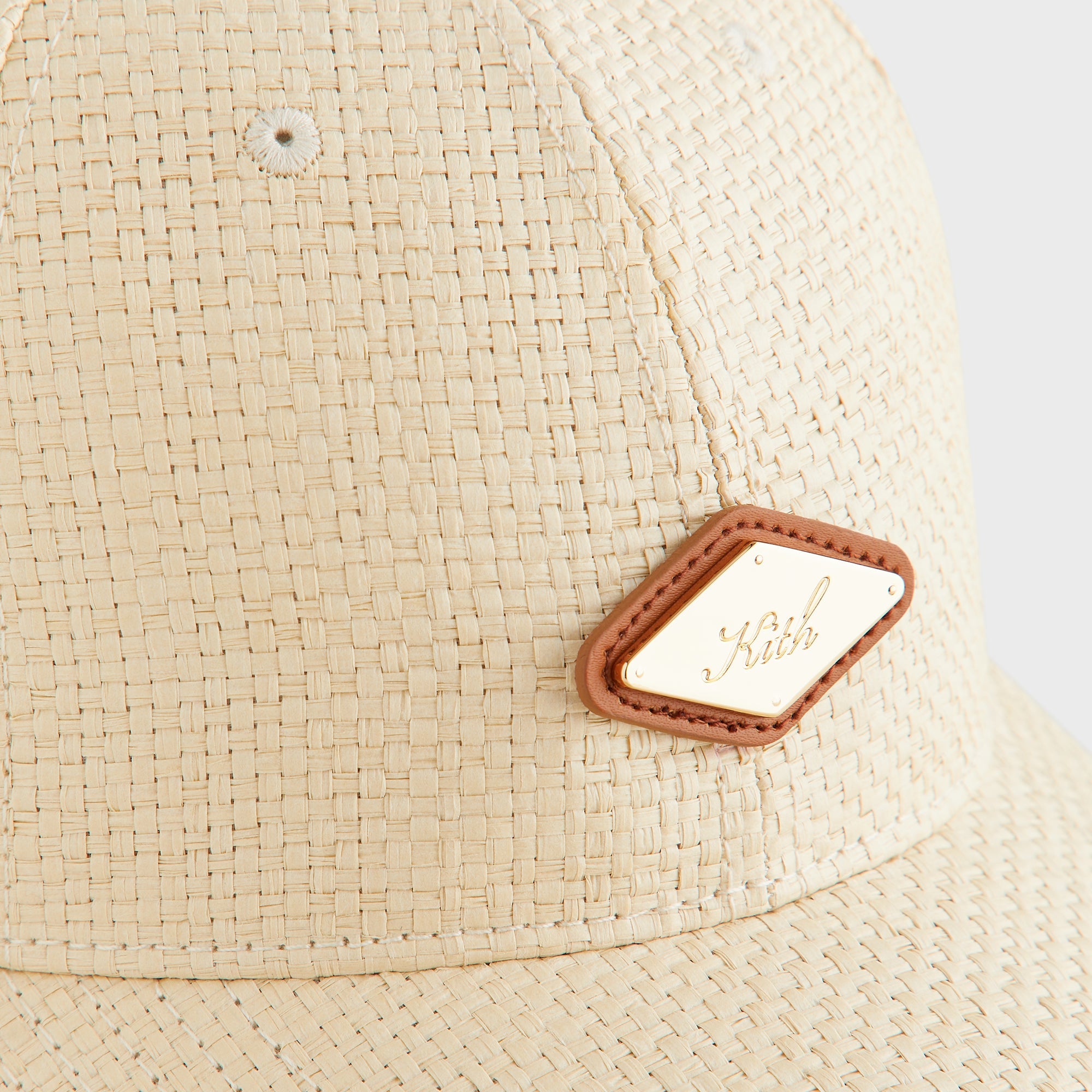 Kith Raffia Classic Cap - Natural