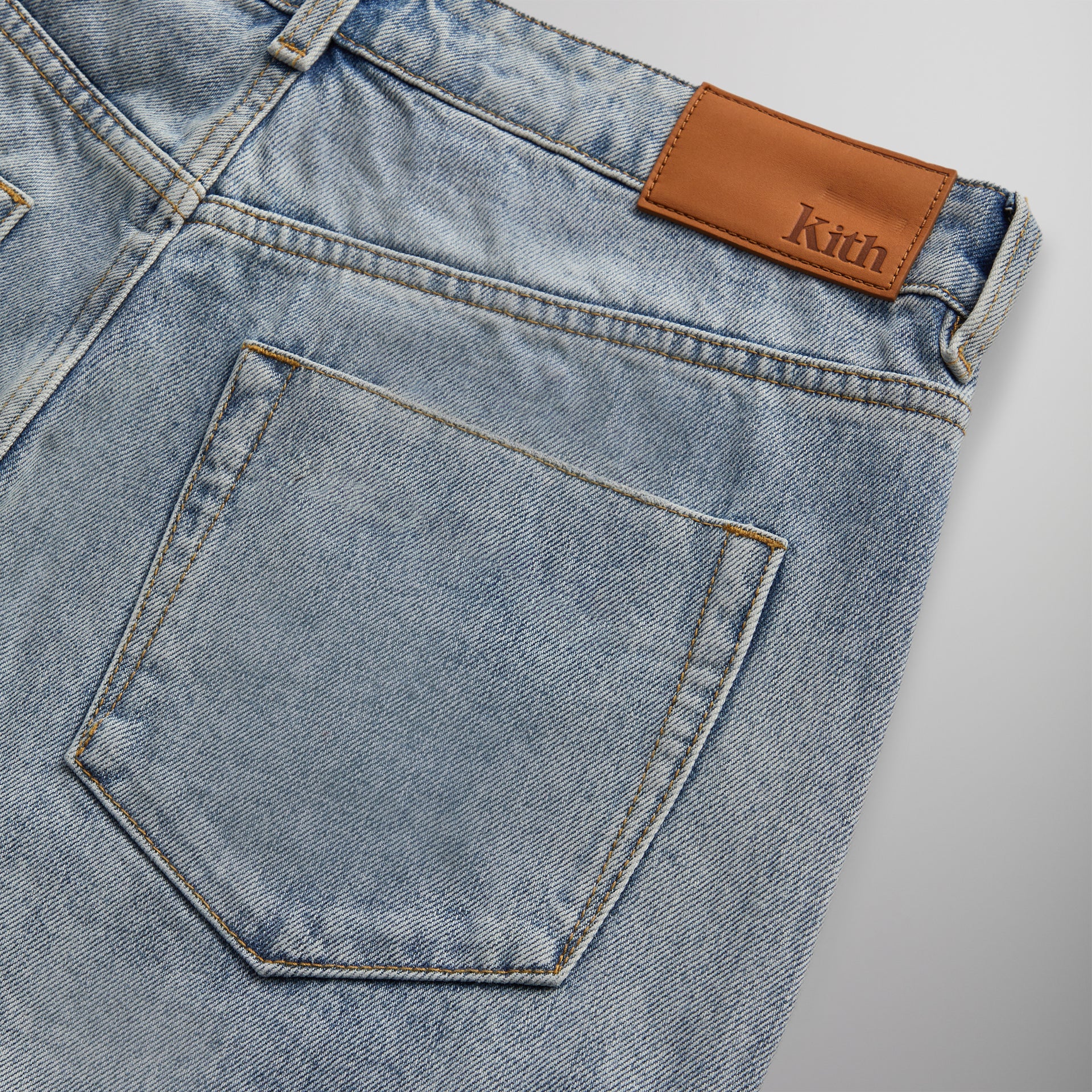 Kith Centre Straight Jean - Light Indigo