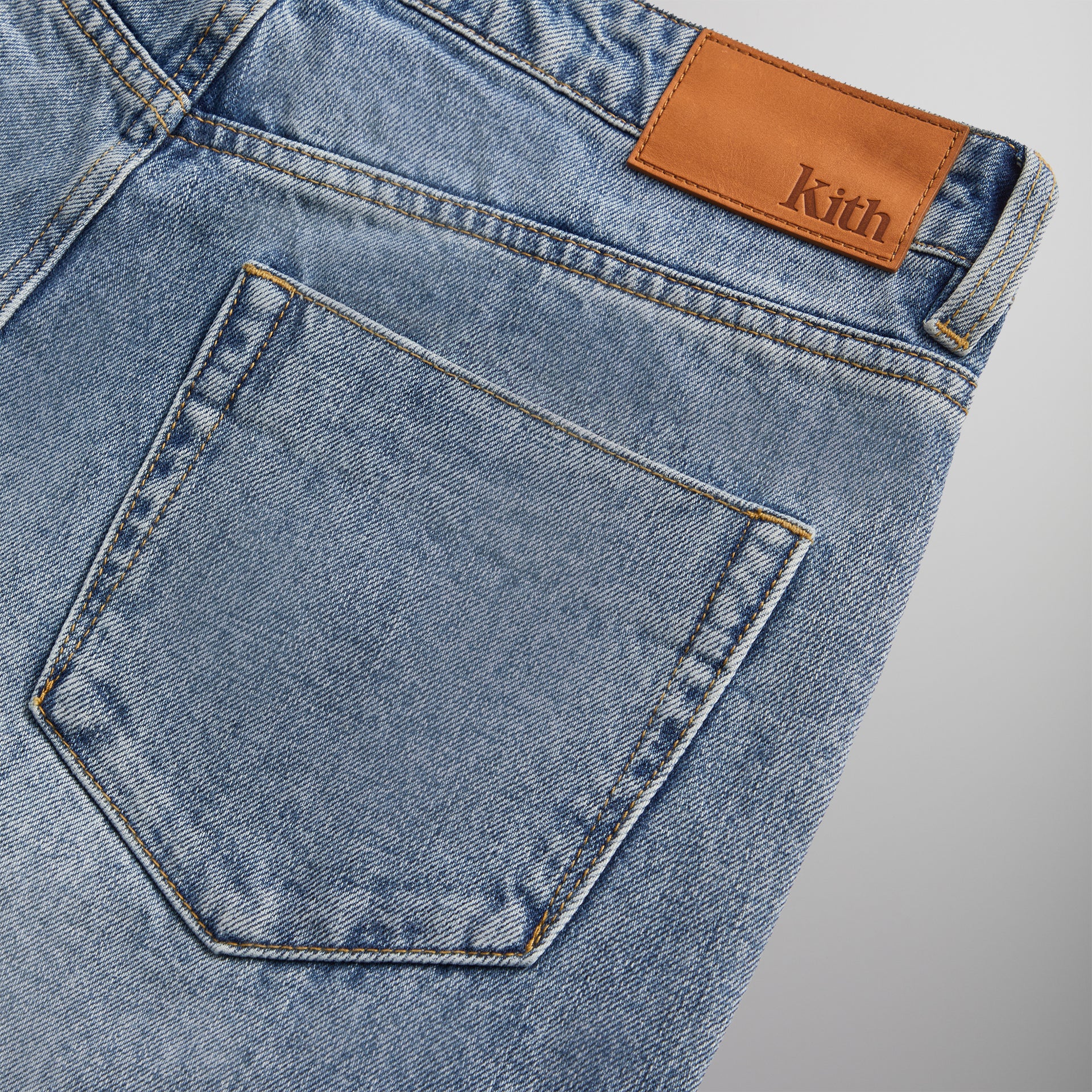 Kith Centre Straight Jean - Dark Indigo