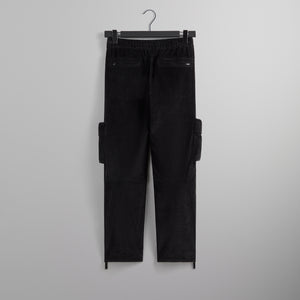 Corduroy Snap II Cargo Pants - Black