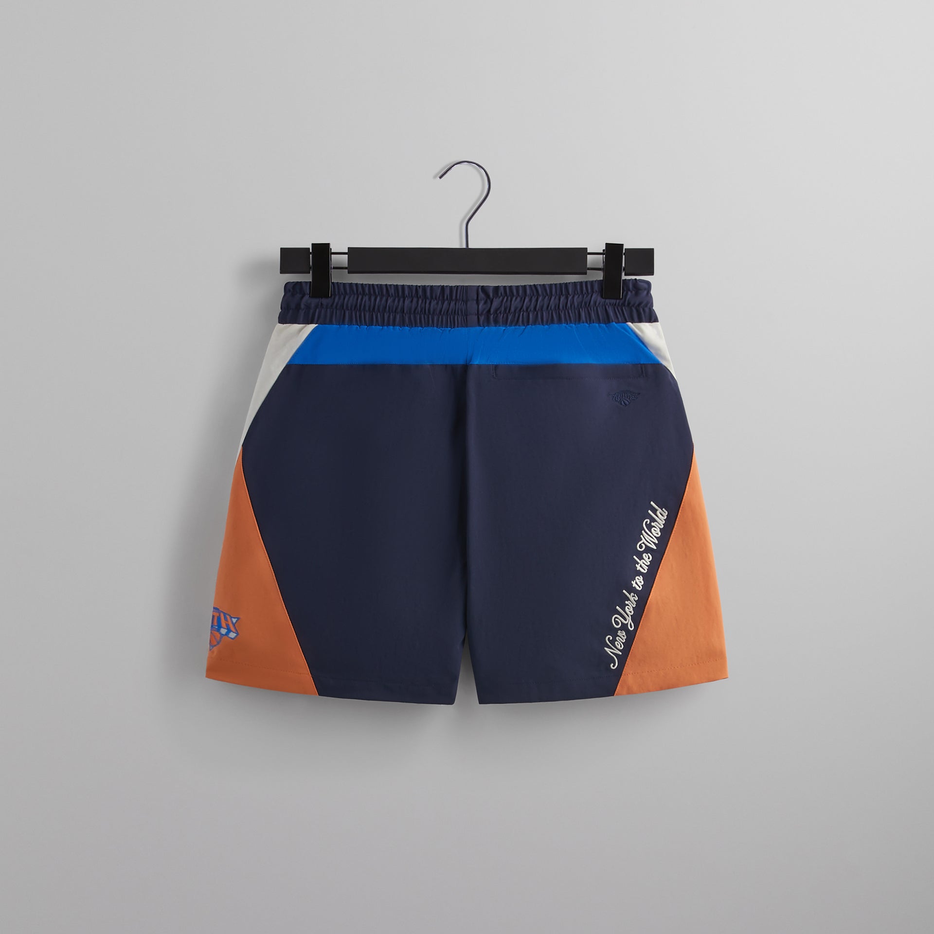 Kith for the New York Knicks Color-Blocked Shorts - Nocturnal