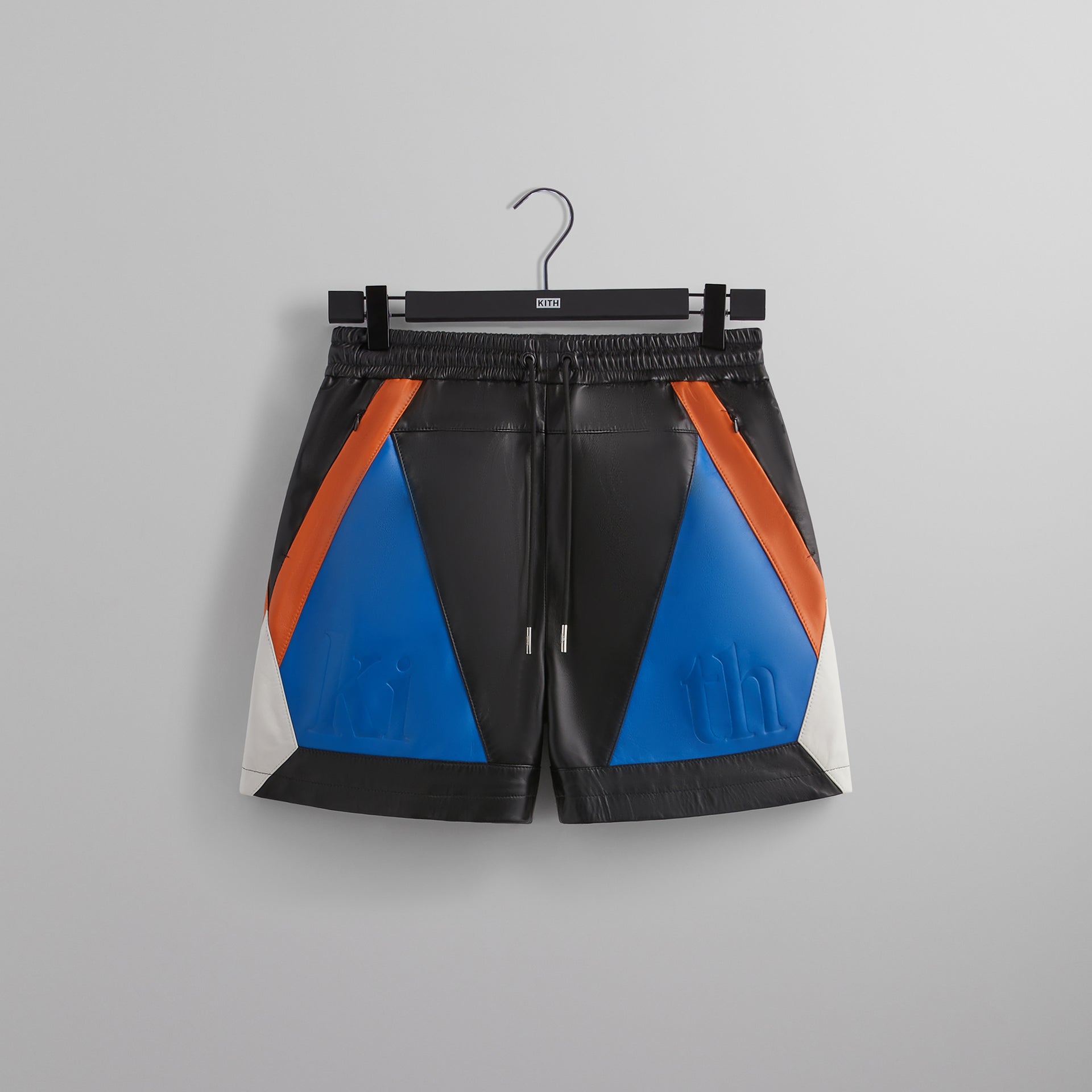 Erlebniswelt-fliegenfischenShops for the New York Knicks Leather Turbo Sleeveless Shorts - Black