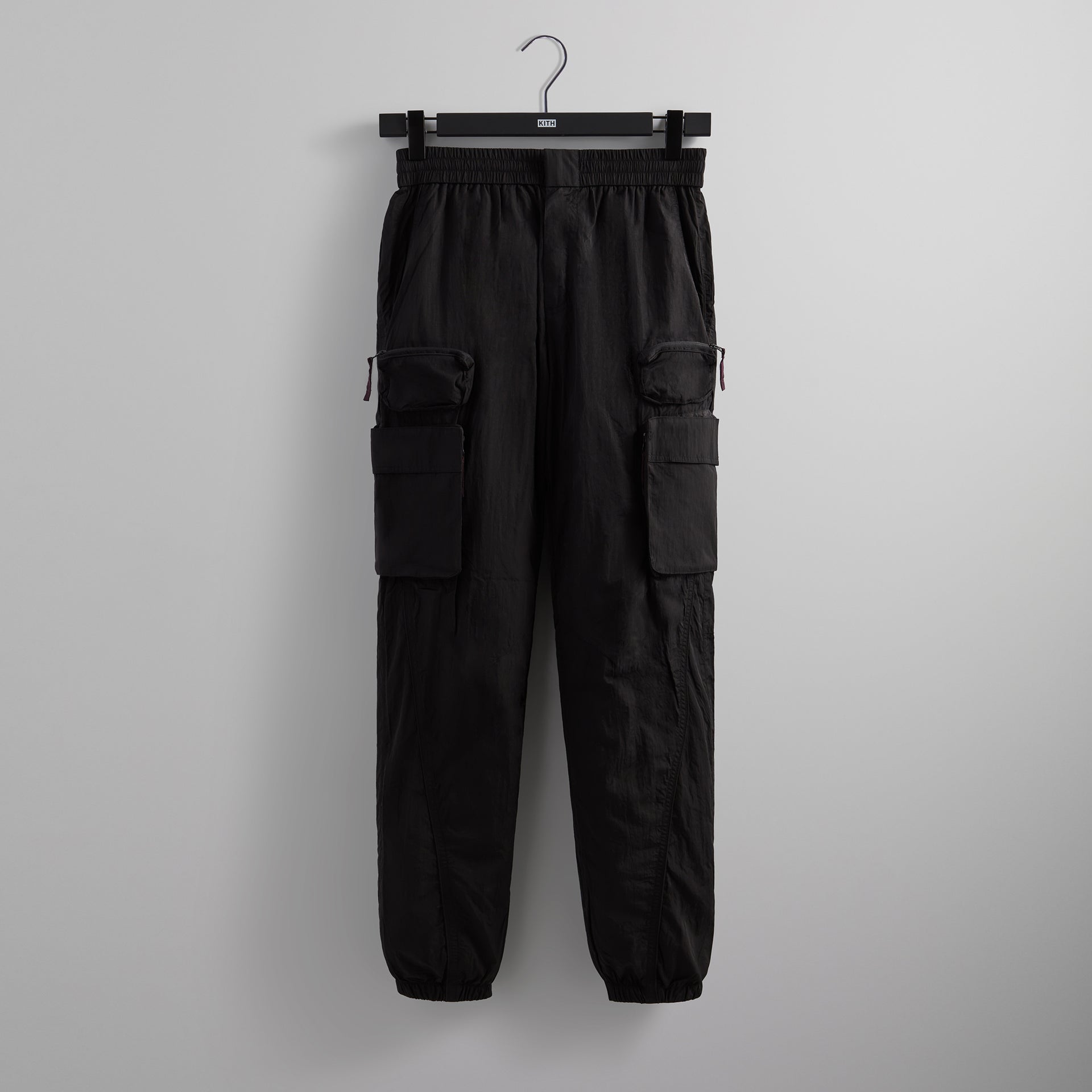 UrlfreezeShops Wrinkle Nylon Chauncey Cargo Pant - Black