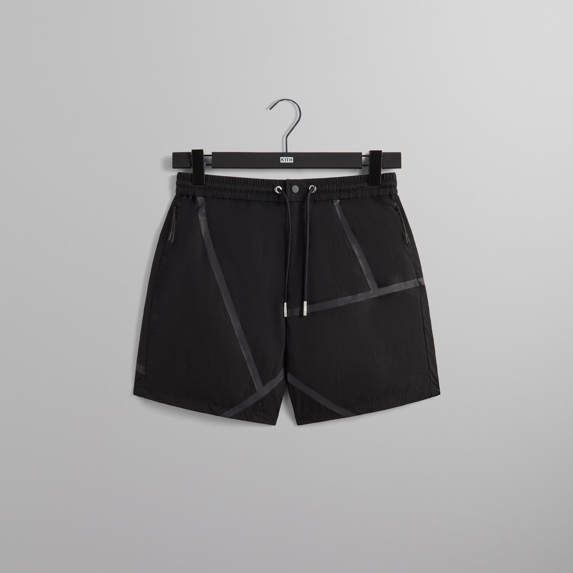 Kith Wrinkle Nylon Madison Short - Black PH